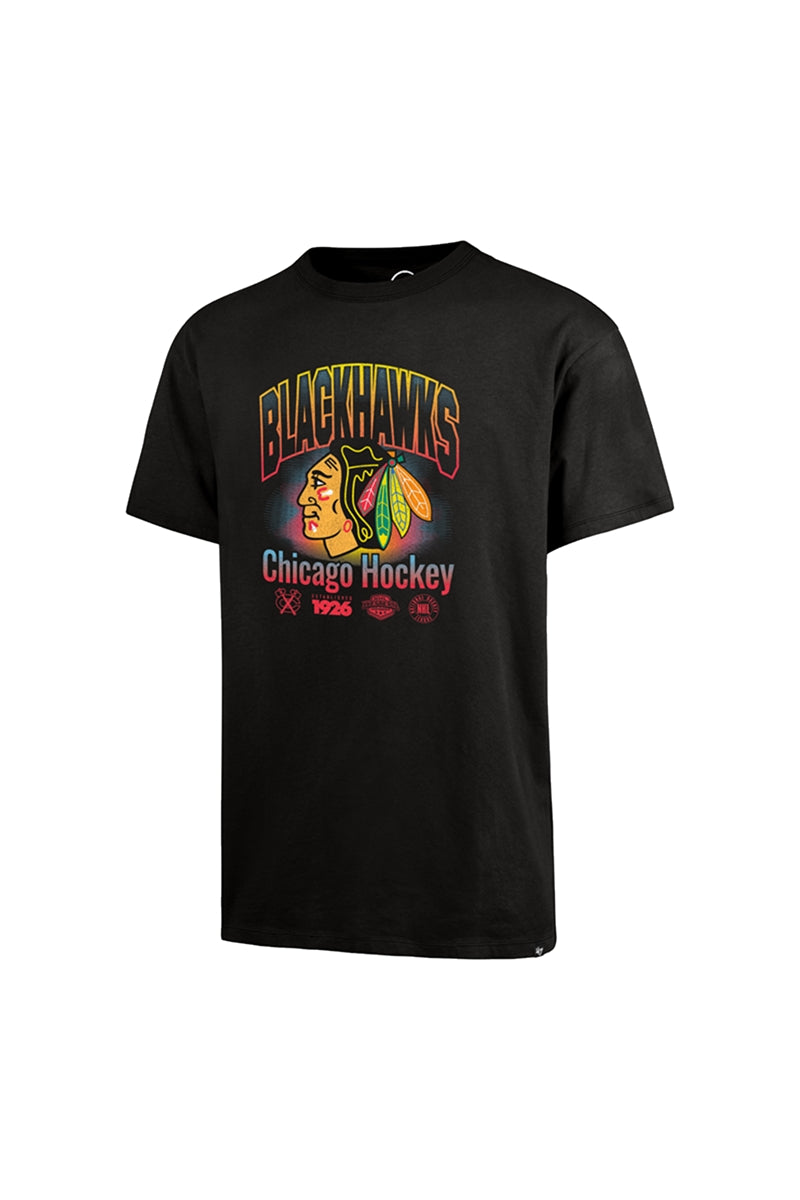 IMPRINT DROP SHOULDER CHICAGO BLACKHAWKS - T-SHIRT 47-HH004TMYIHQ620699 C9 47 BRAND