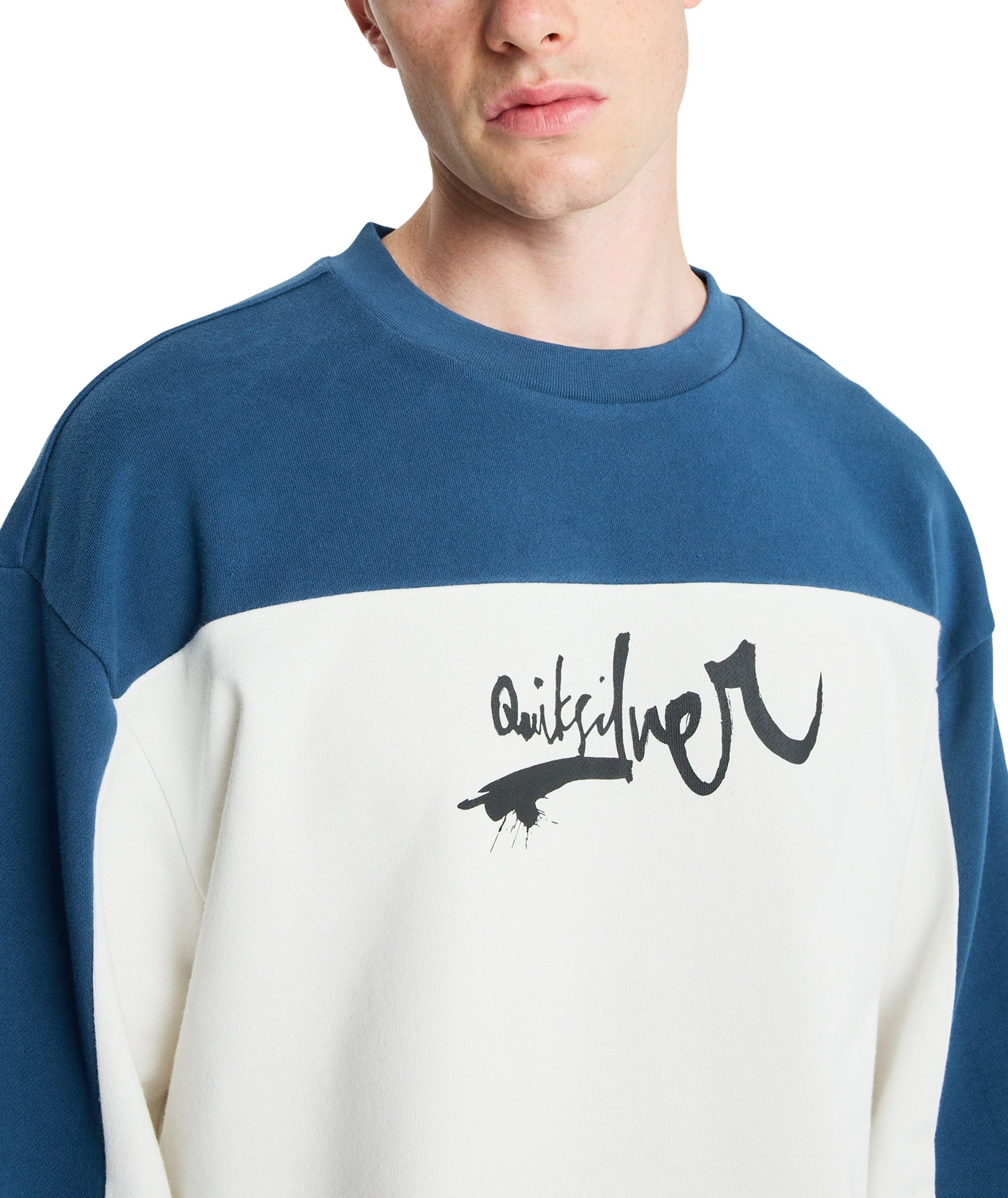 YG FACTOR CREW - FELPA EQYFT05228 -WBK0 QUIKSILVER