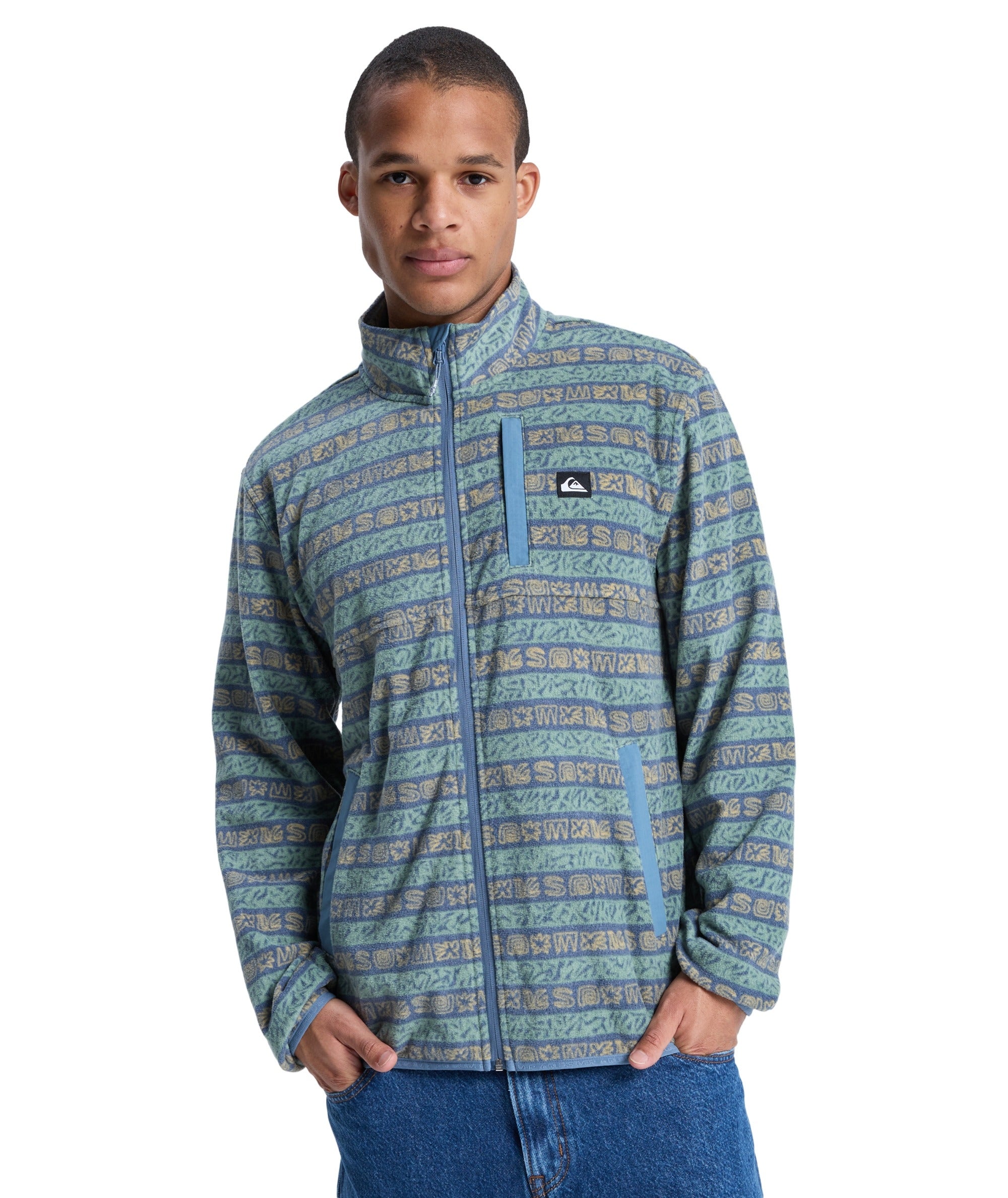 NO DESTINATION FULL ZIP - FLEECE EQYPF03071 -GGV6 QUIKSILVER
