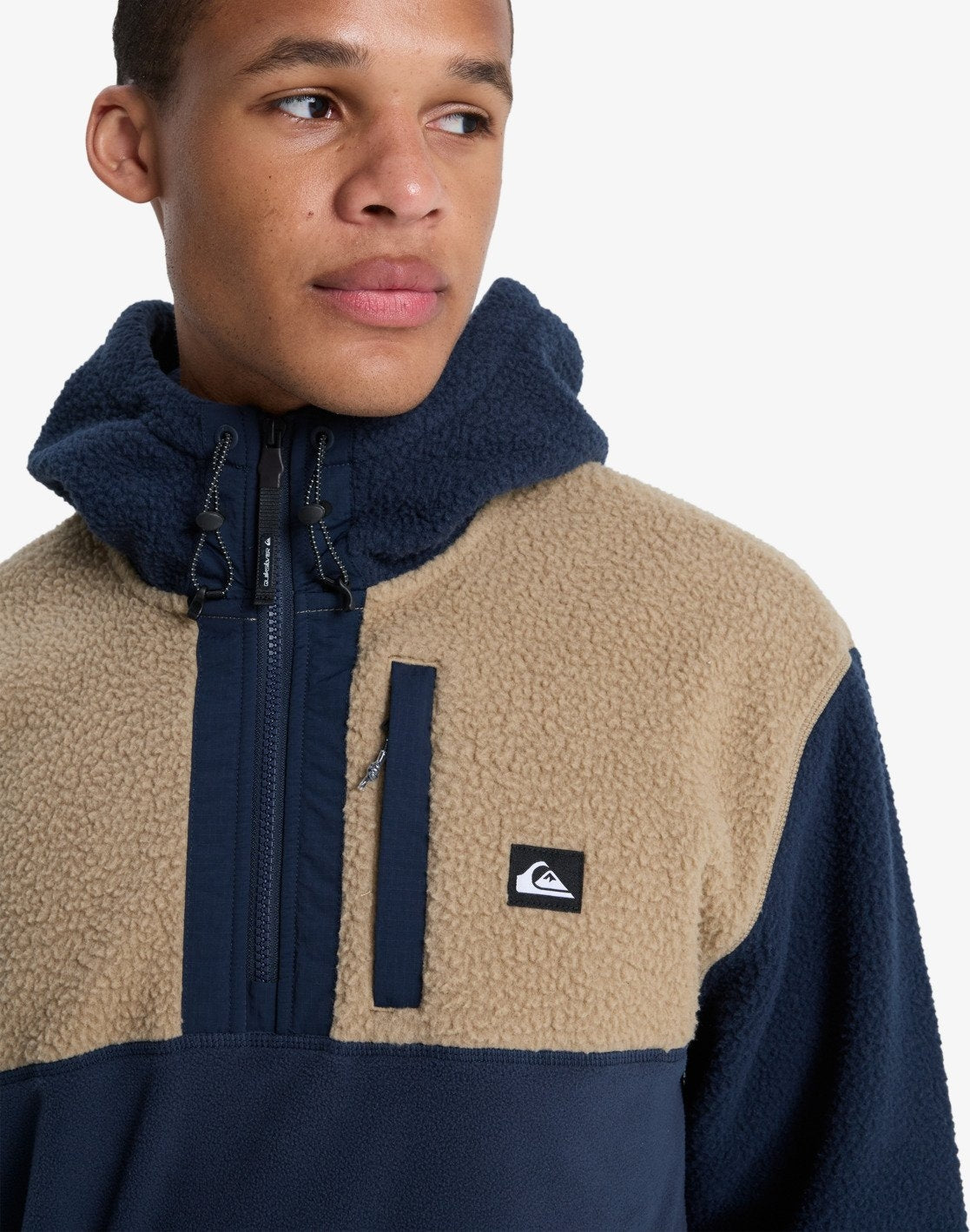 OCEAN VIEW MIX UP HOODY - FLEECE EQYPF03073 -KTP0 QUIKSILVER