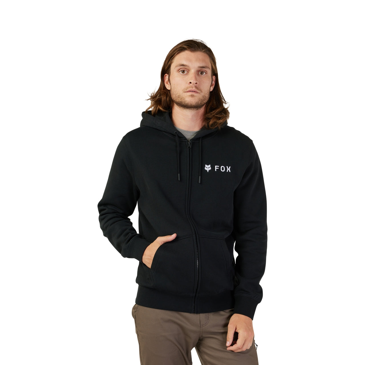 ABSOLUTE FLEECE ZIP - FELPA 31593 -001 FOX
