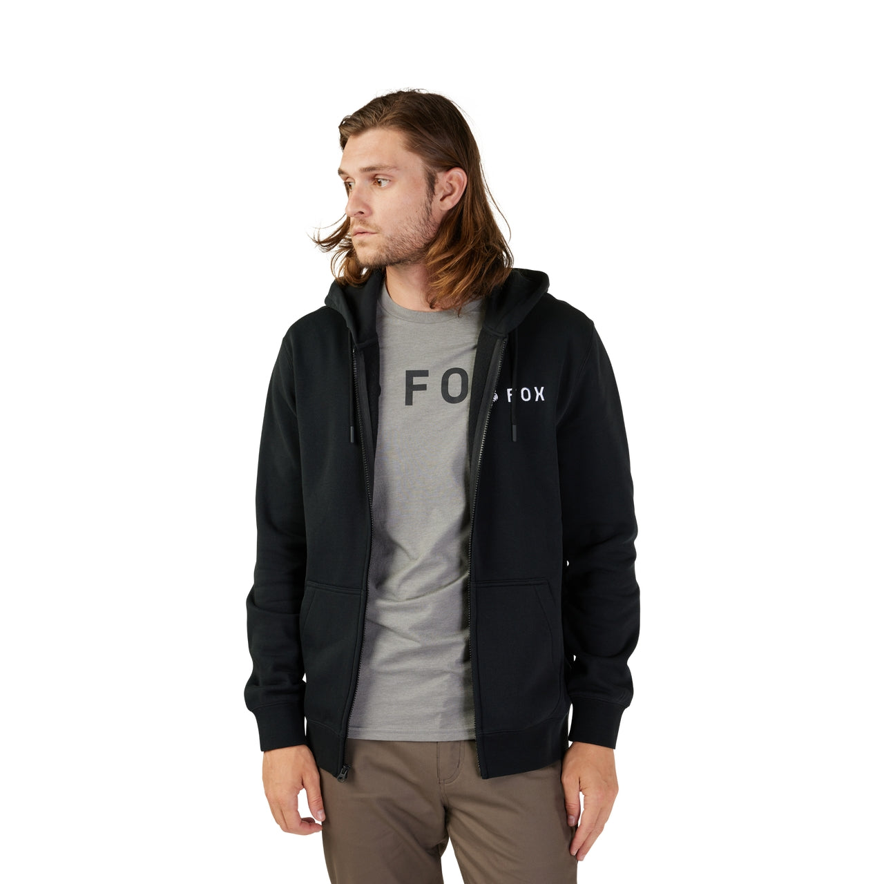 ABSOLUTE FLEECE ZIP - FELPA 31593 -001 FOX