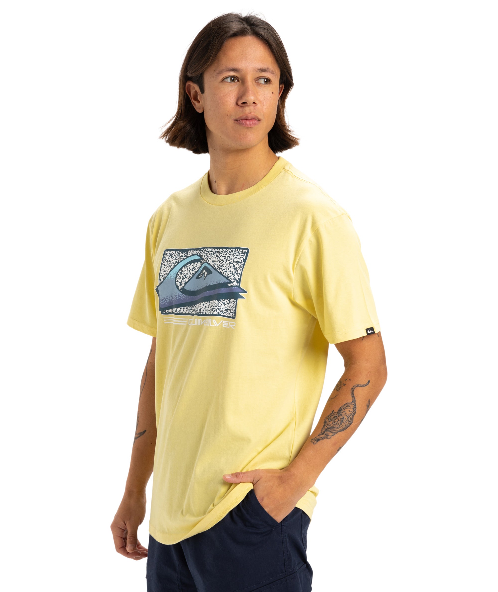 RETRO FADE - T-SHIRT EQYZT08058 -YEM0 QUIKSILVER