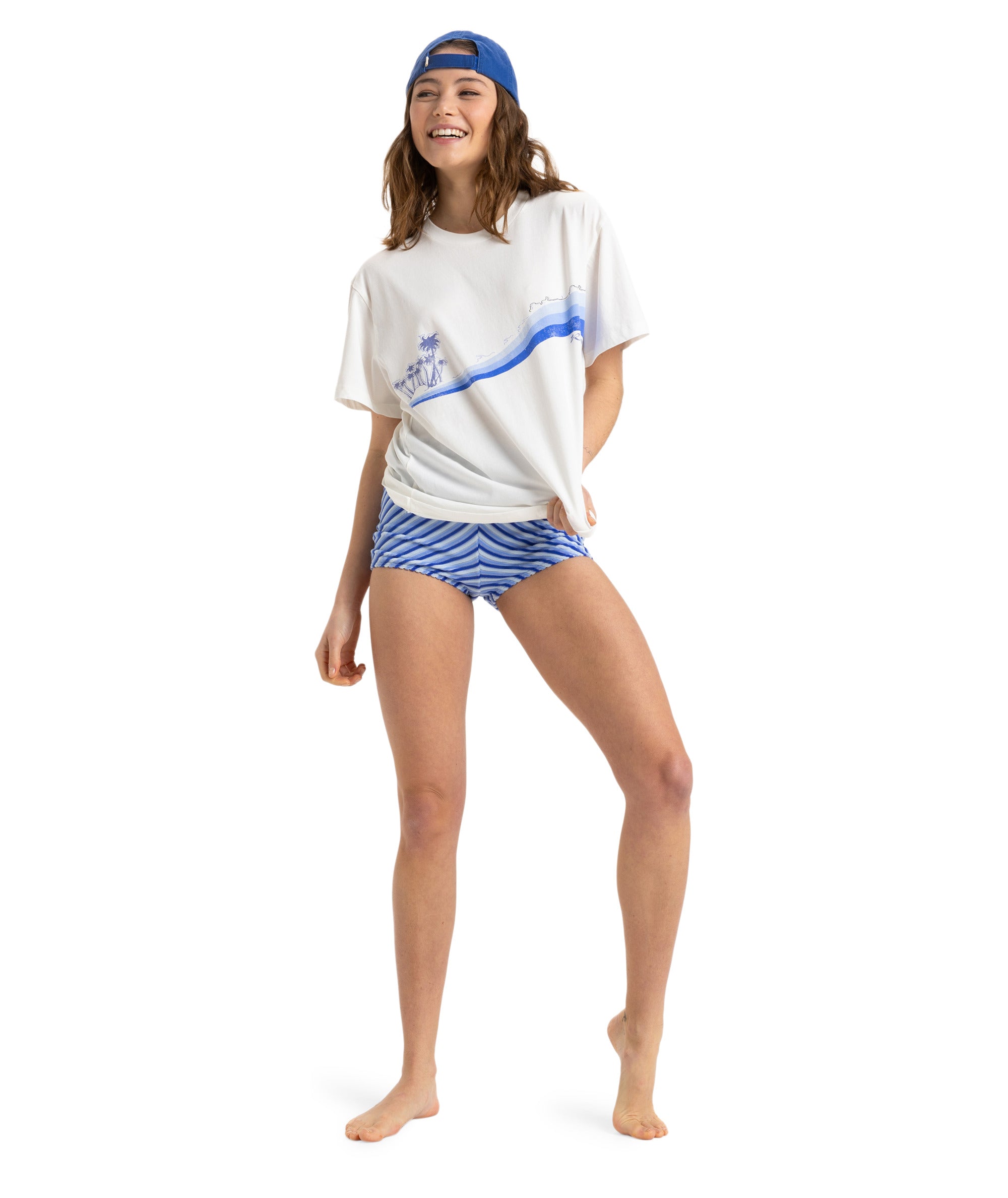HANGLOOSE POSTER - T-SHIRT ERJZT05912 -WBS0 ROXY