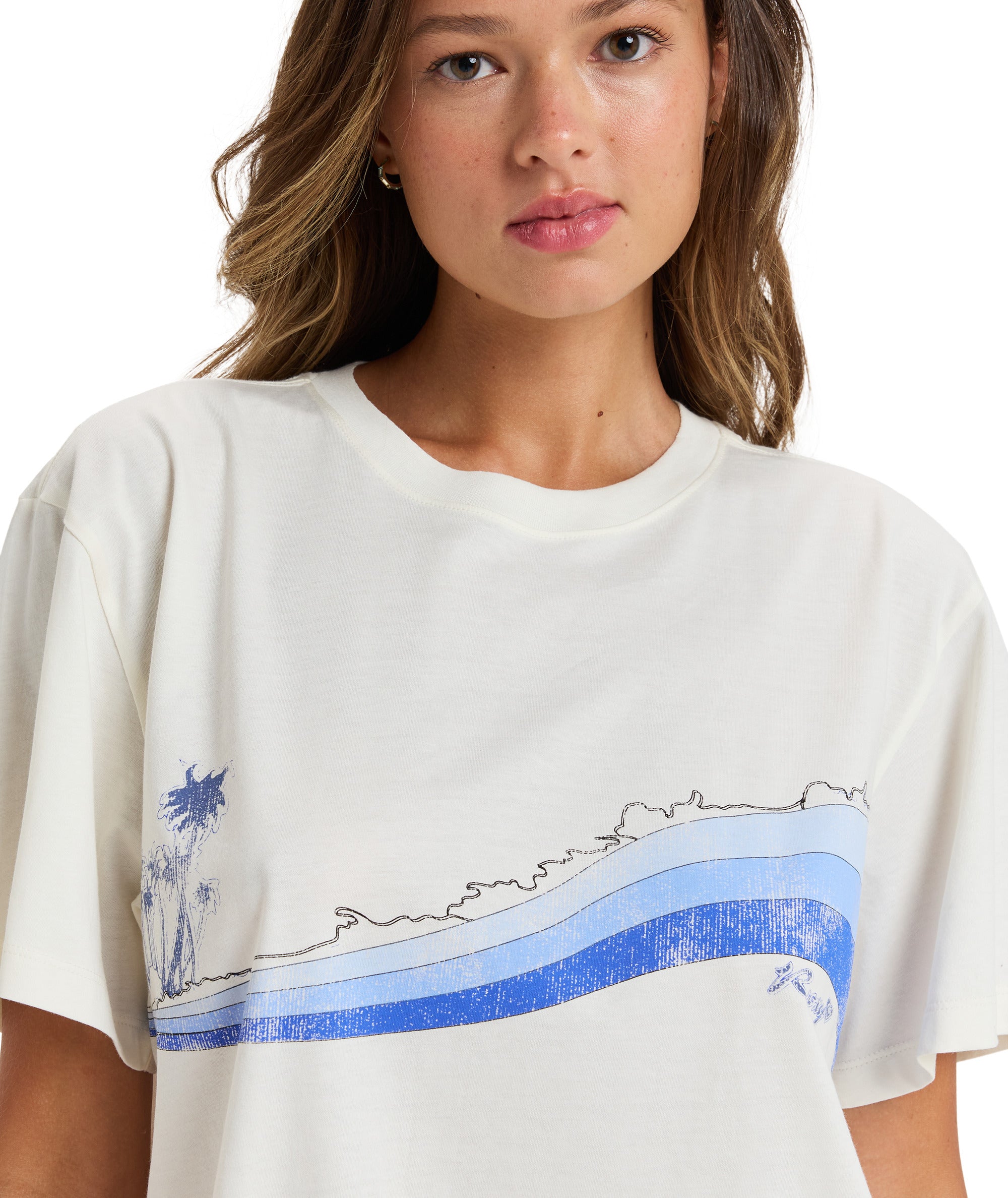 HANGLOOSE POSTER - T-SHIRT ERJZT05912 -WBS0 ROXY