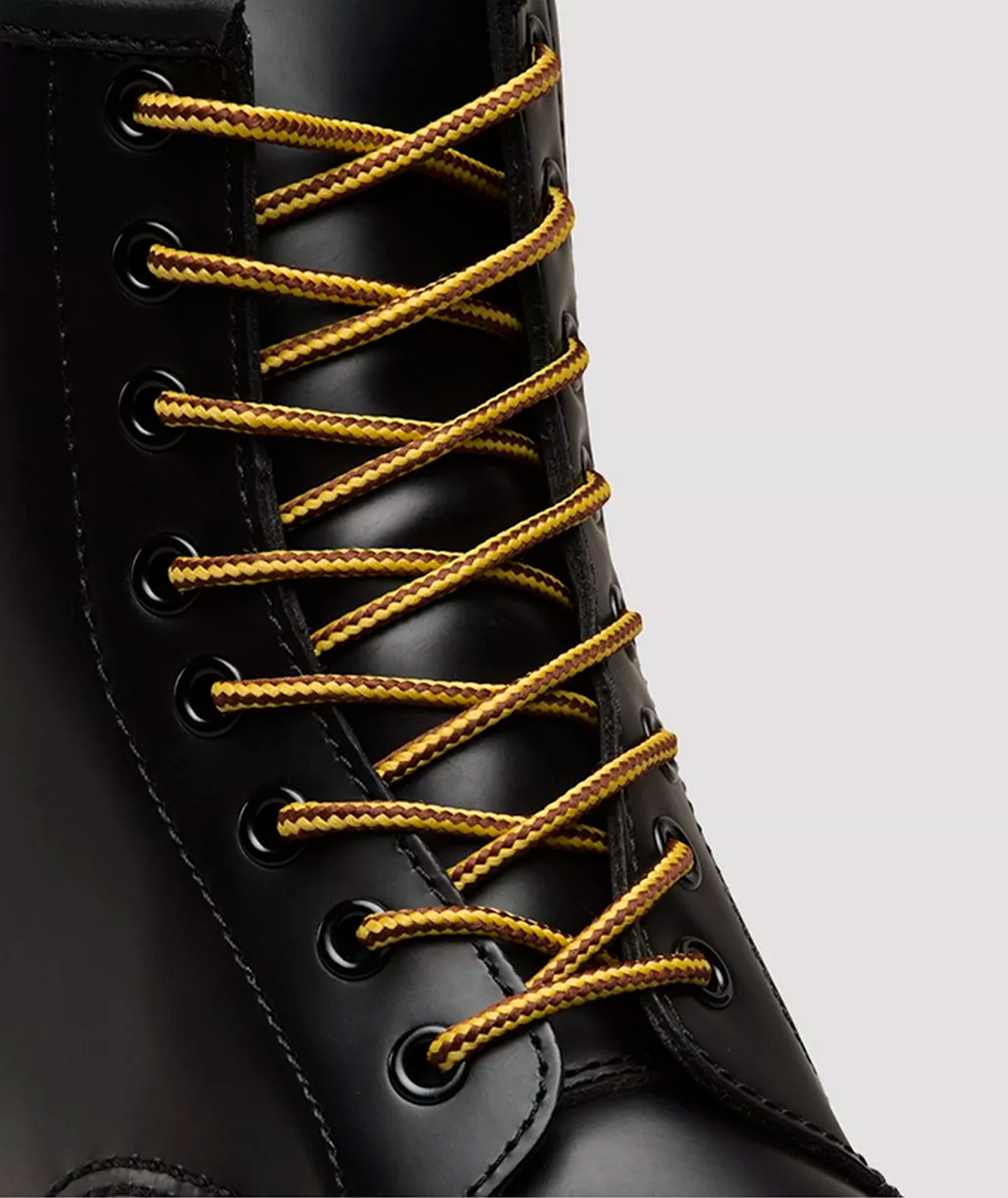 140CM BRN/YLW ROUND LACE 8-10I -EA - POLYESTER - LACCI AC046001 . DR MARTENS
