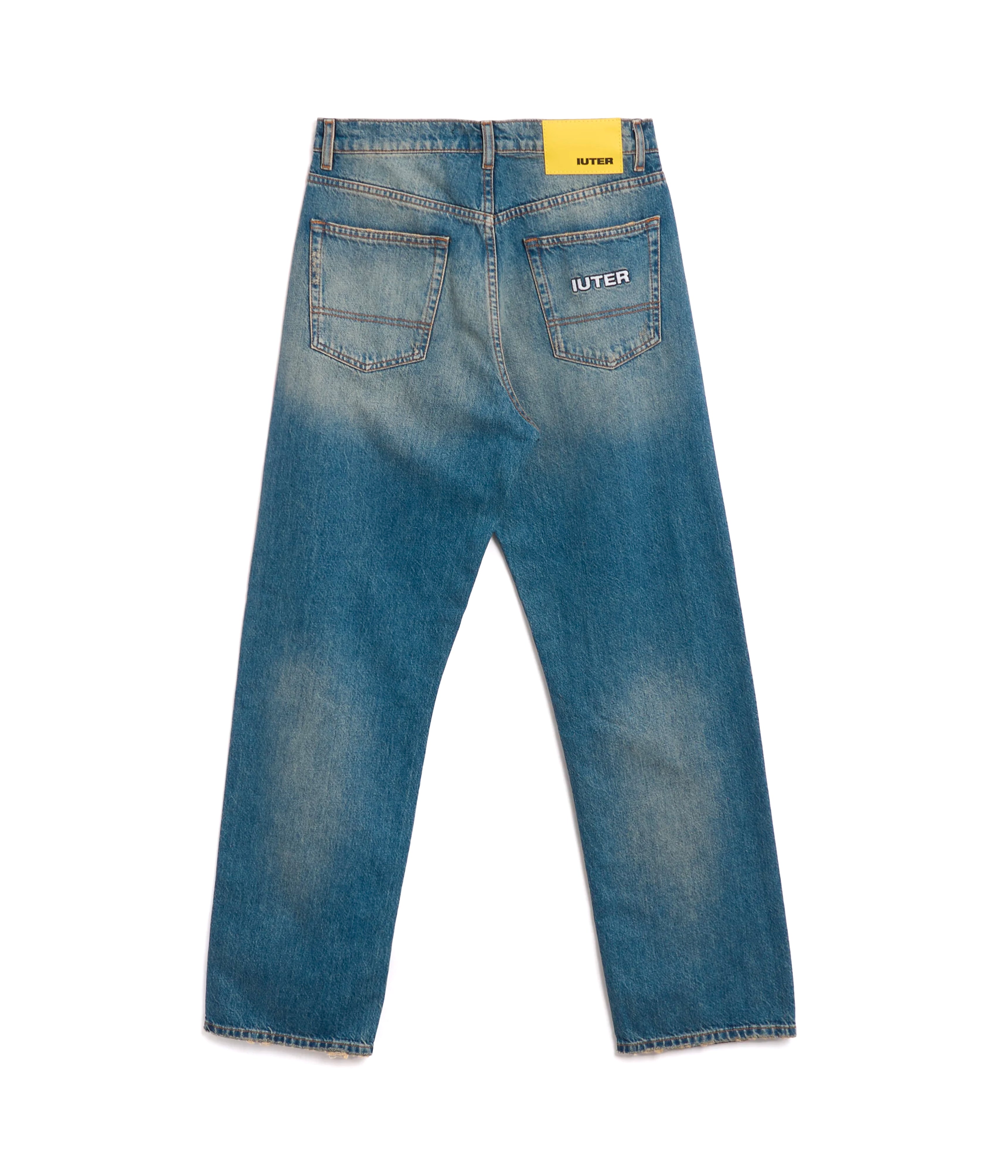 LOOSE DENIM - PANTALONE CRVRIDP02 -MEDIUMBLUE IUTER
