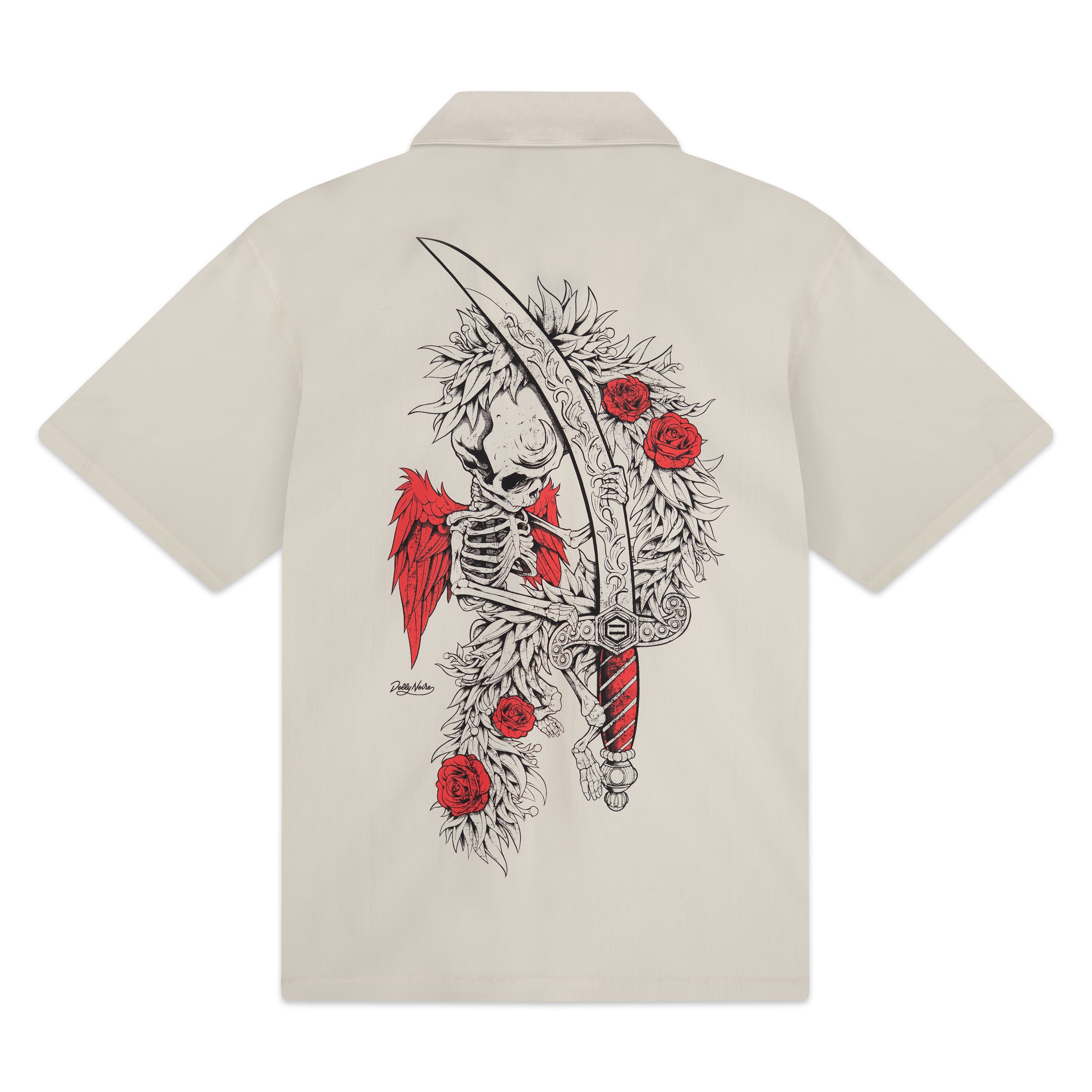 ASSO DI SPADE - OUTLINE SHIRT - T-SHIRT SH1132-CH -03 DOLLY NOIRE