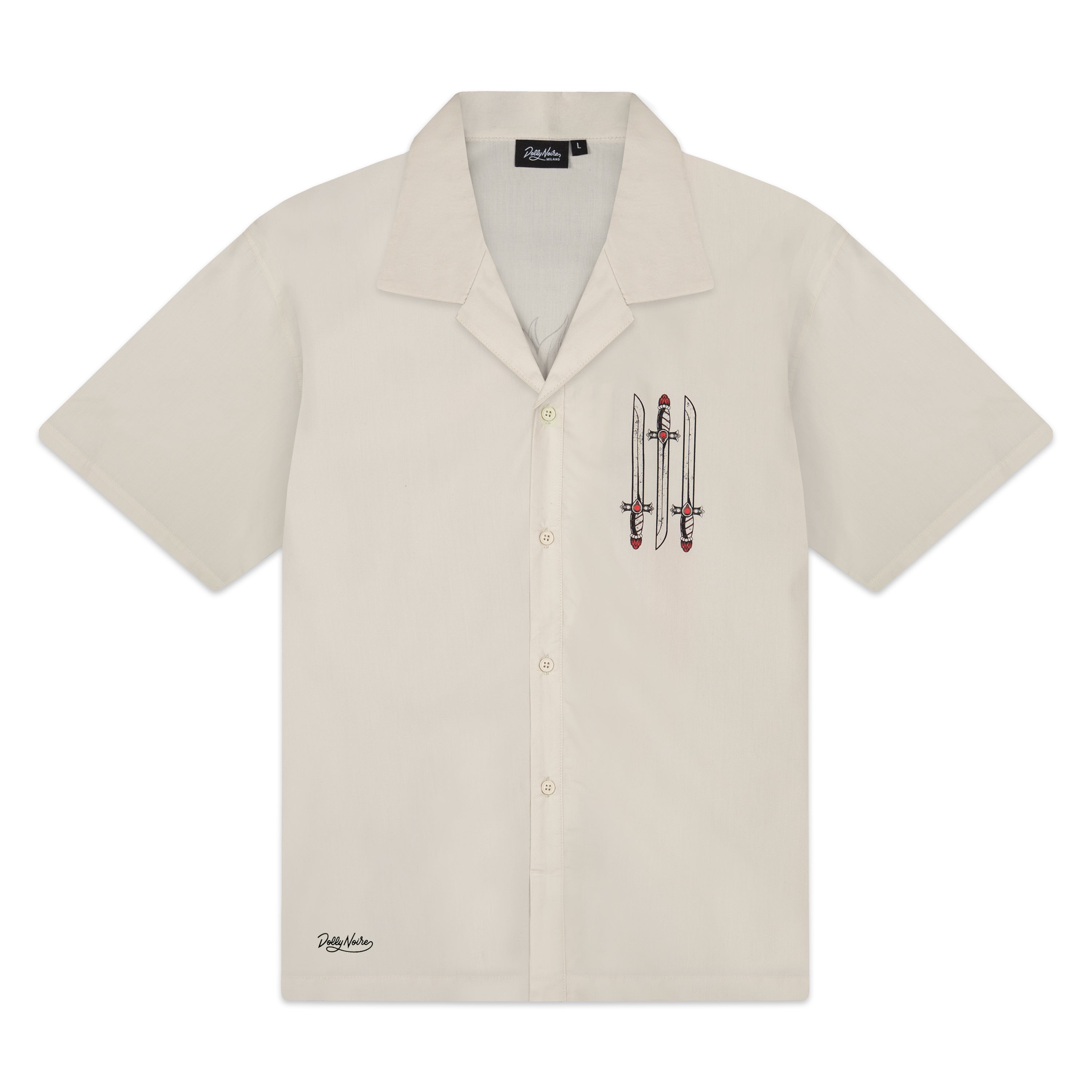 ASSO DI SPADE - OUTLINE SHIRT - T-SHIRT SH1132-CH -03 DOLLY NOIRE