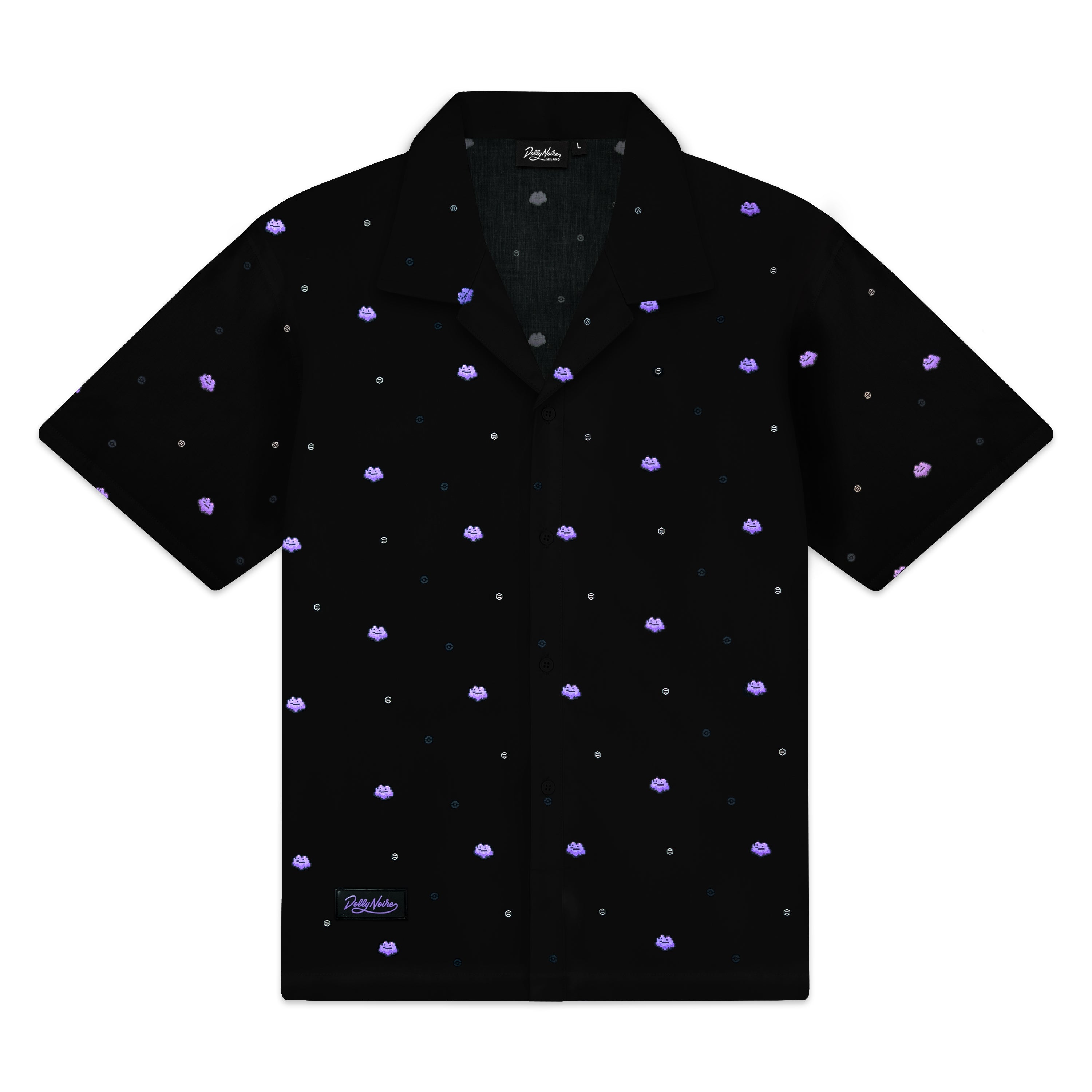 DITTO PATTERN SHIRT - T-SHIRT SH1152-CH -01 DOLLY NOIRE