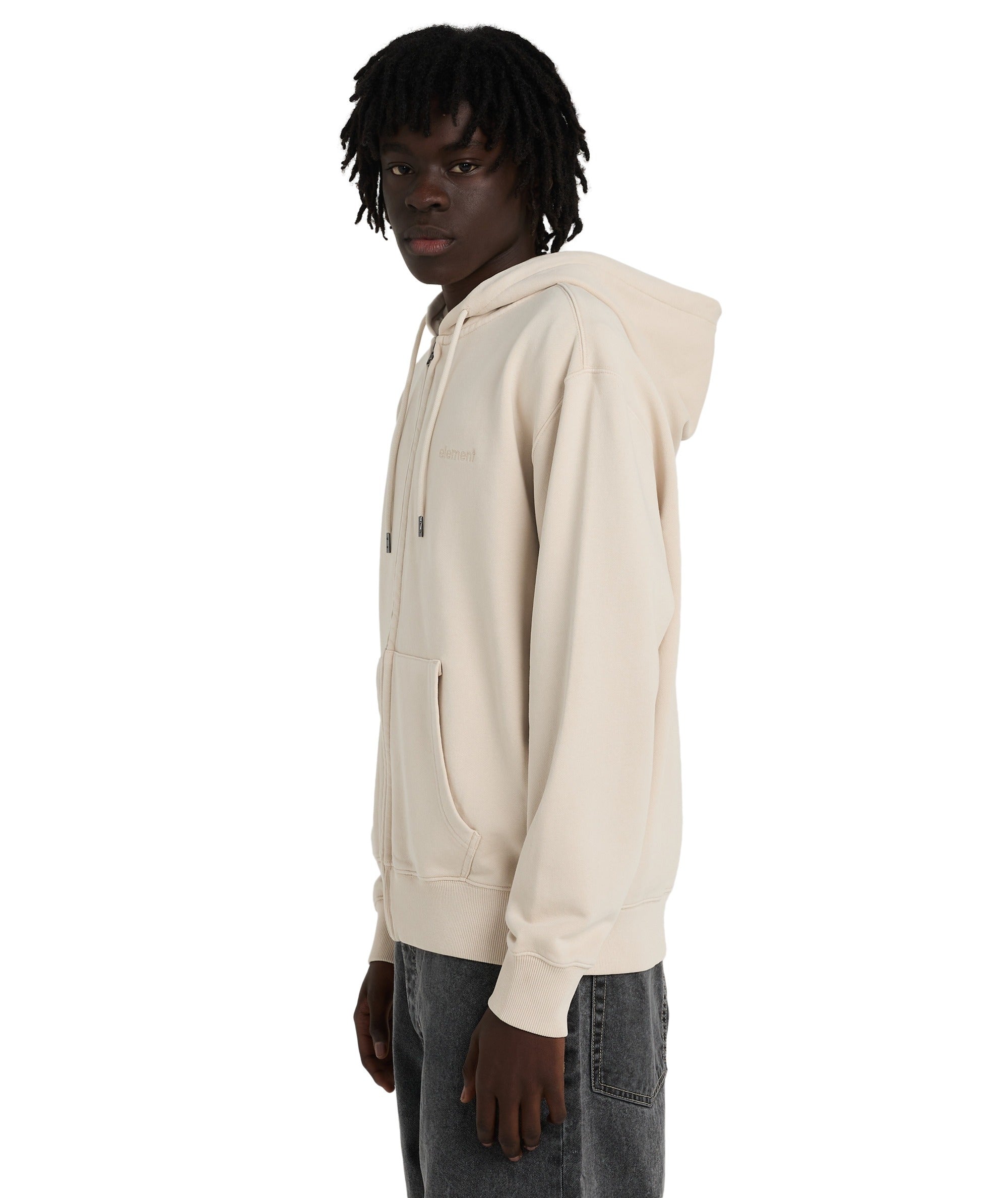 LOWCASE PIGMENT ZIP - FELPA ELYFT00219 -TEG0 ELEMENT