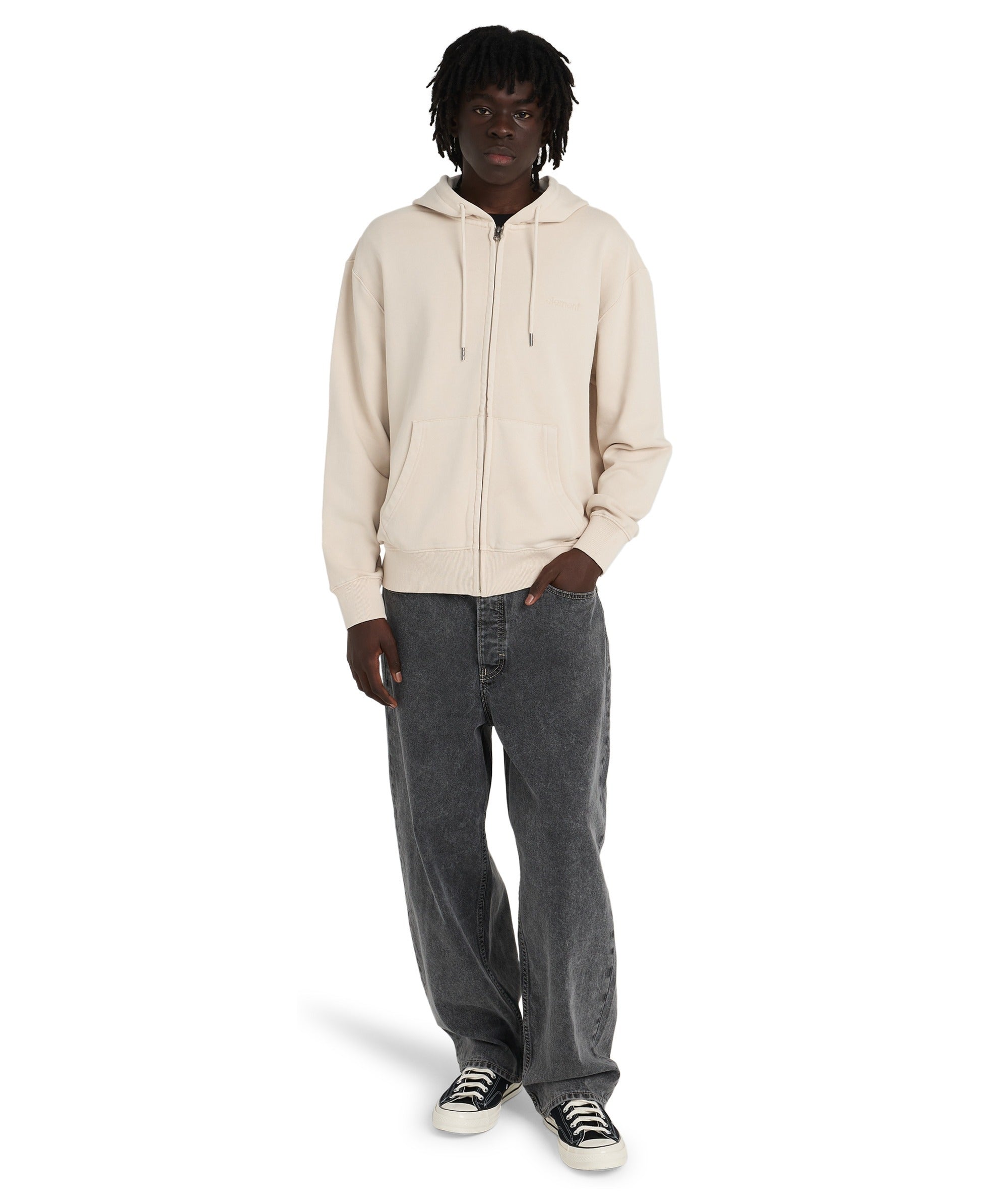 LOWCASE PIGMENT ZIP - FELPA ELYFT00219 -TEG0 ELEMENT