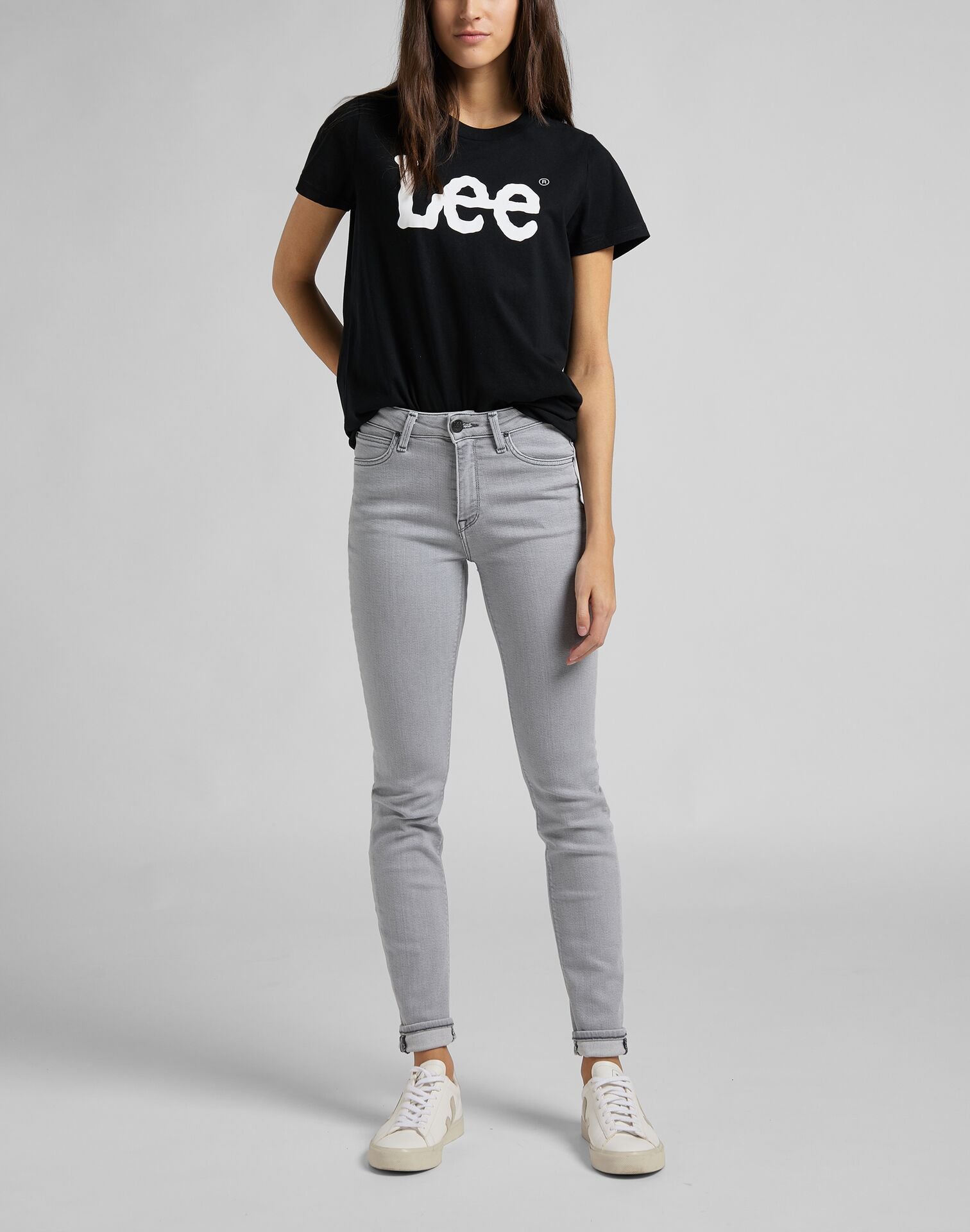 LOGO BLACK - T-SHIRT 112109467 . LEE