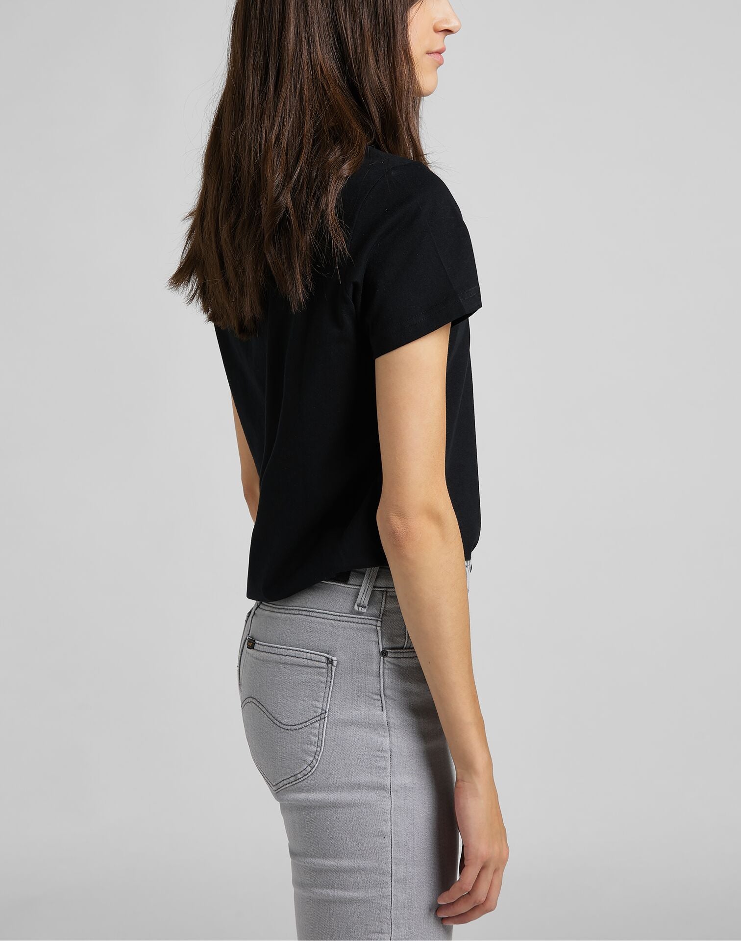 LOGO BLACK - T-SHIRT 112109467 . LEE