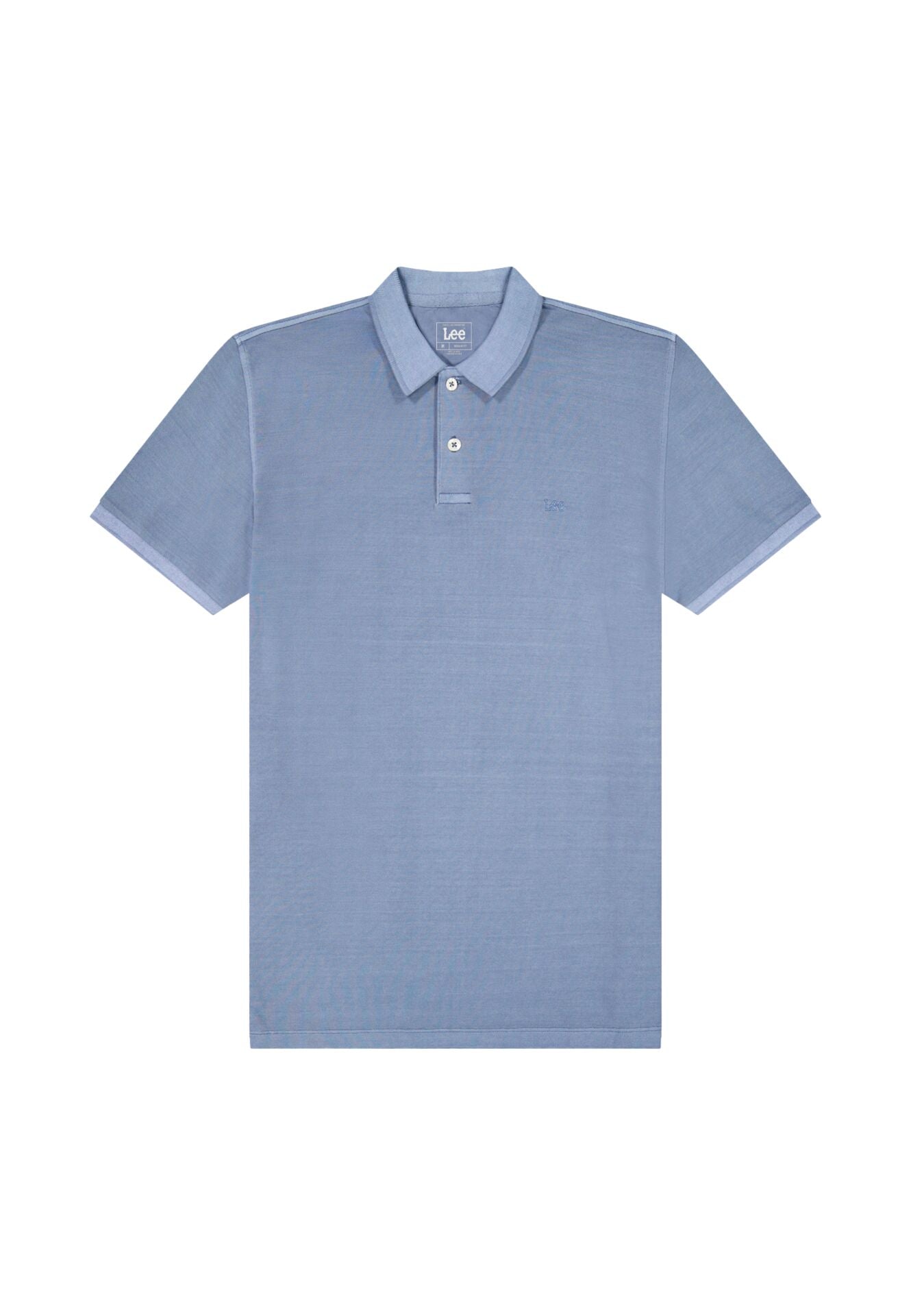 GARMENT DYE DUSTIER BLUE - POLO 112376470 . LEE