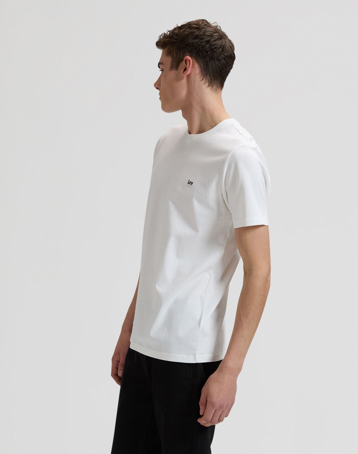 PATCH LOGO WHITE - T-SHIRT 112376605 . LEE