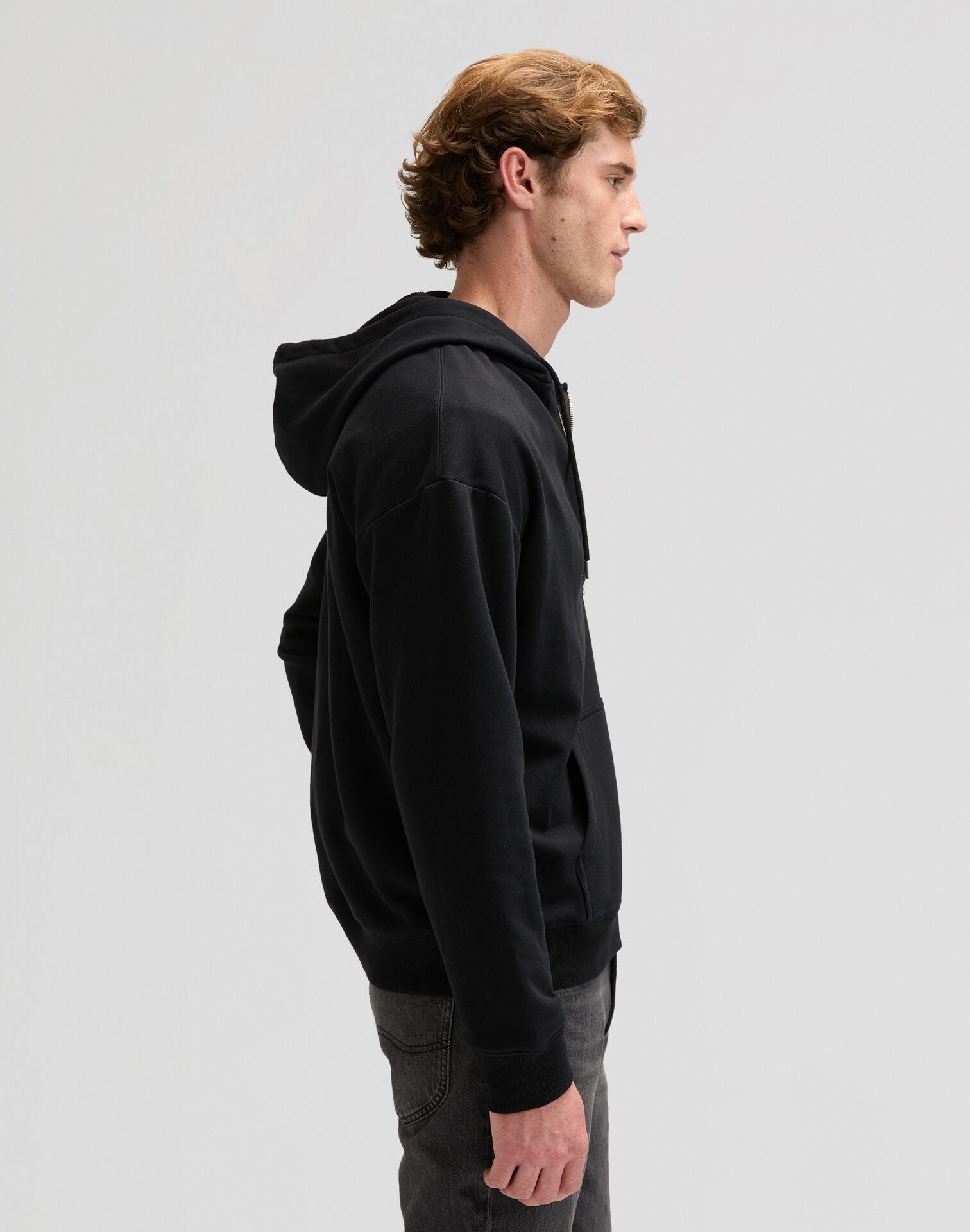 WORKWEAR FULL ZIP BLACK - FELPA 112378764 . LEE