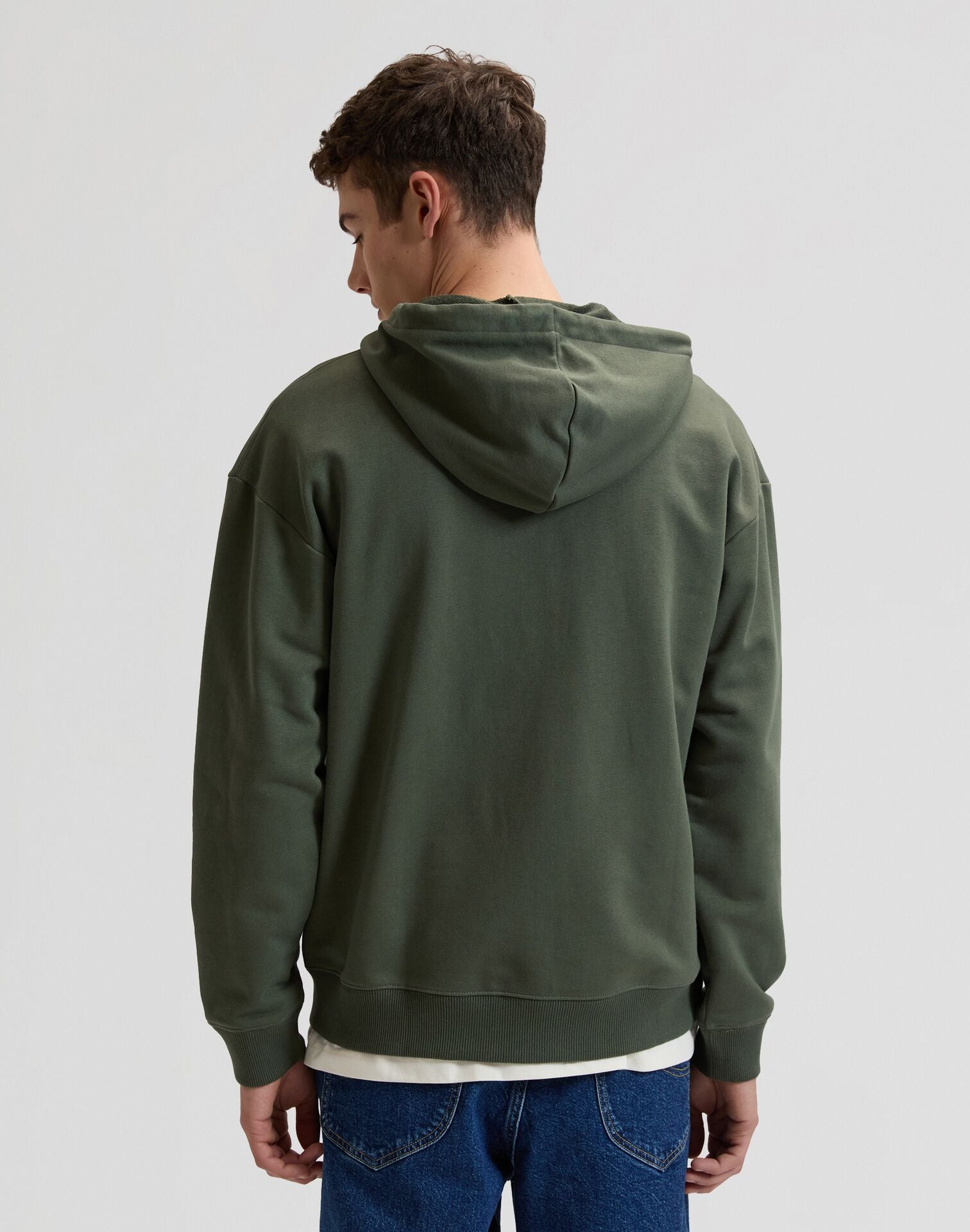 WORKWEAR FULL ZIP OAK MOSS - FELPA 112378765 . LEE