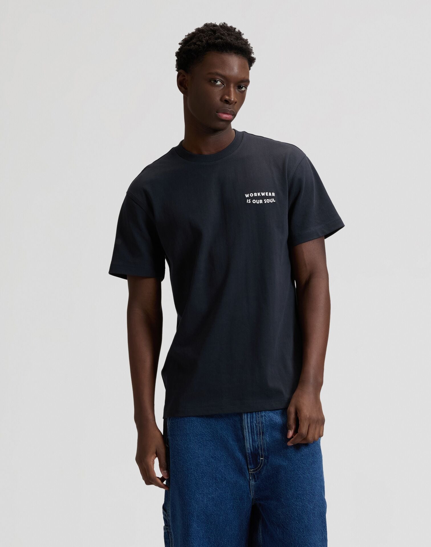 WORKWEAR BUILDING REBEL NAVY - T-SHIRT 112378771 . LEE