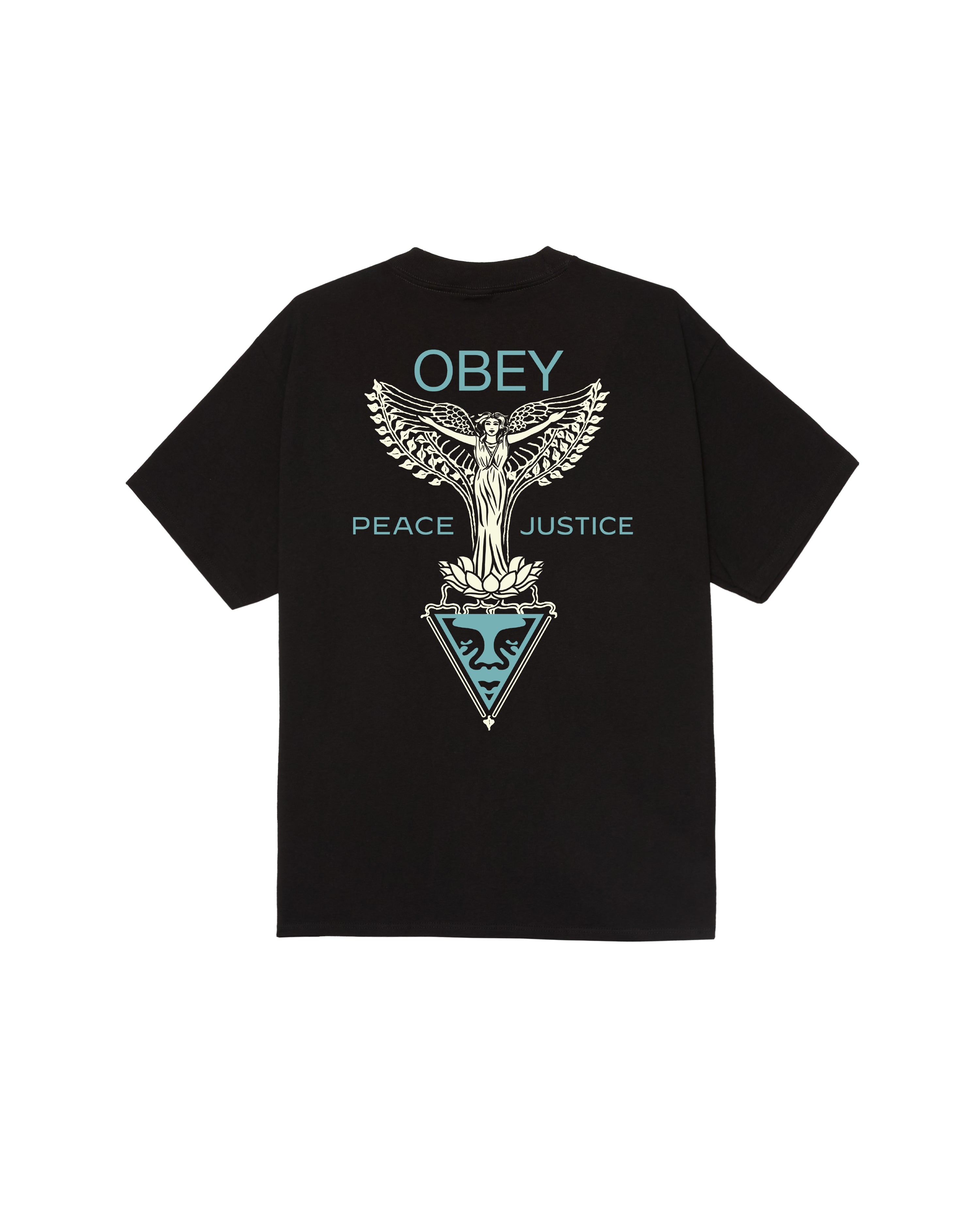 NOUVEAU ANGEL - T-SHIRT 22MC0001692 -BLK OBEY