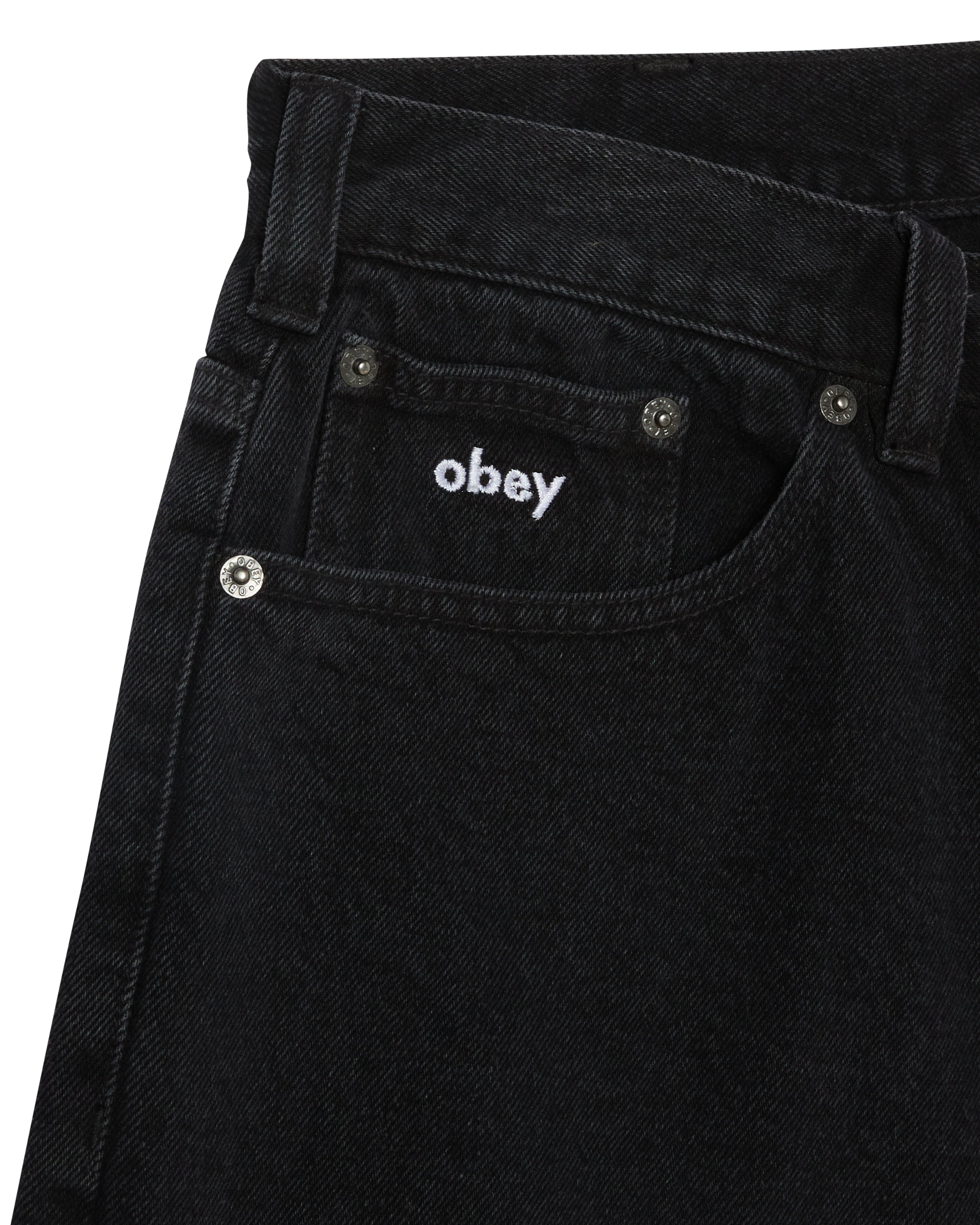 BIGWIG BAGGY DENIM - SHORTS 22MC0001703 -WBL OBEY