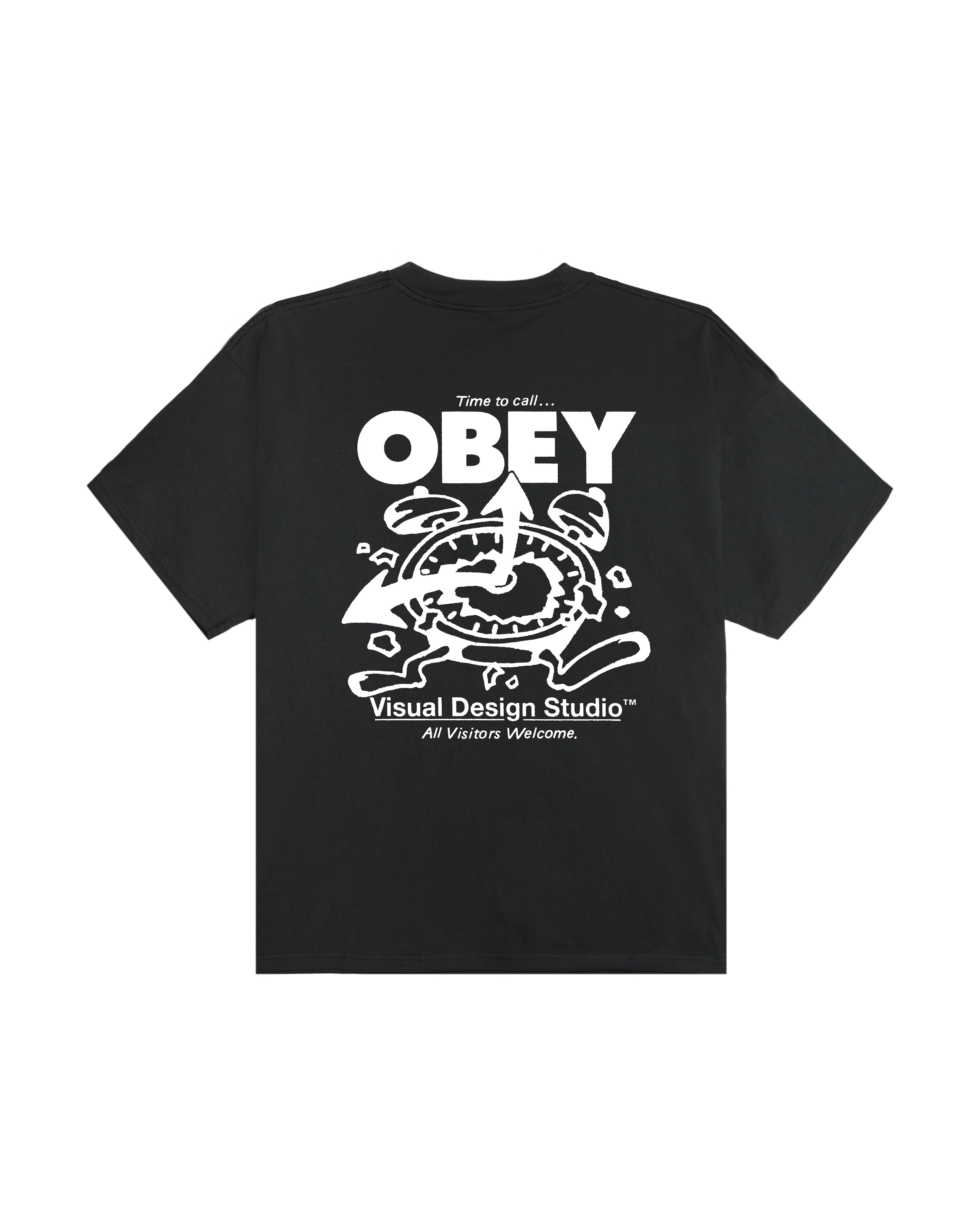 TIME TO CALL OBEY - T-SHIRT 22MC0001771 -VBL OBEY
