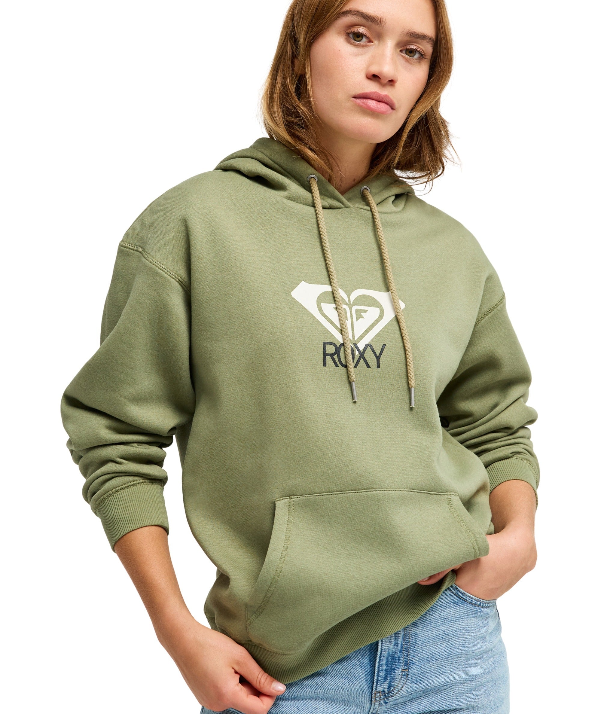 SURF STOKED BRUSHED ART - FELPA ERJFT05020 -GLD0 ROXY