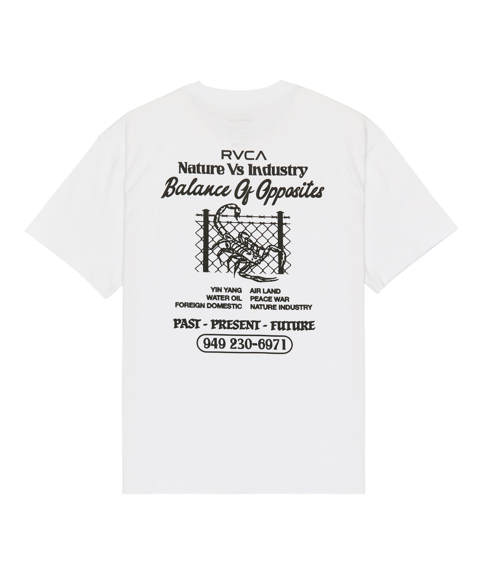 SECURITY CODE - T-SHIRT EVYZT00336 -WHT RVCA