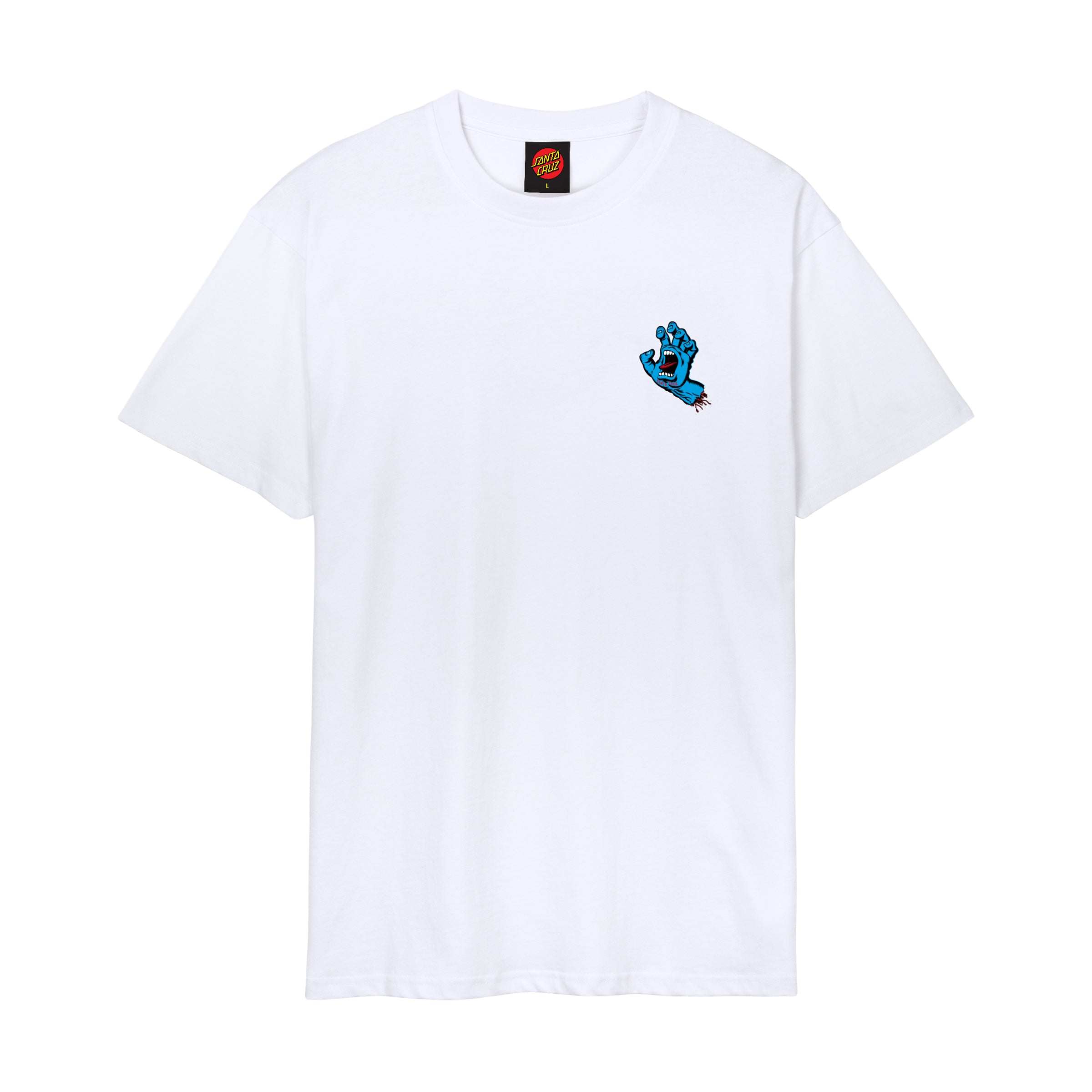 SCREAMING HAND CHEST - T-SHIRT SCA-TEE-11055 . SANTA CRUZ
