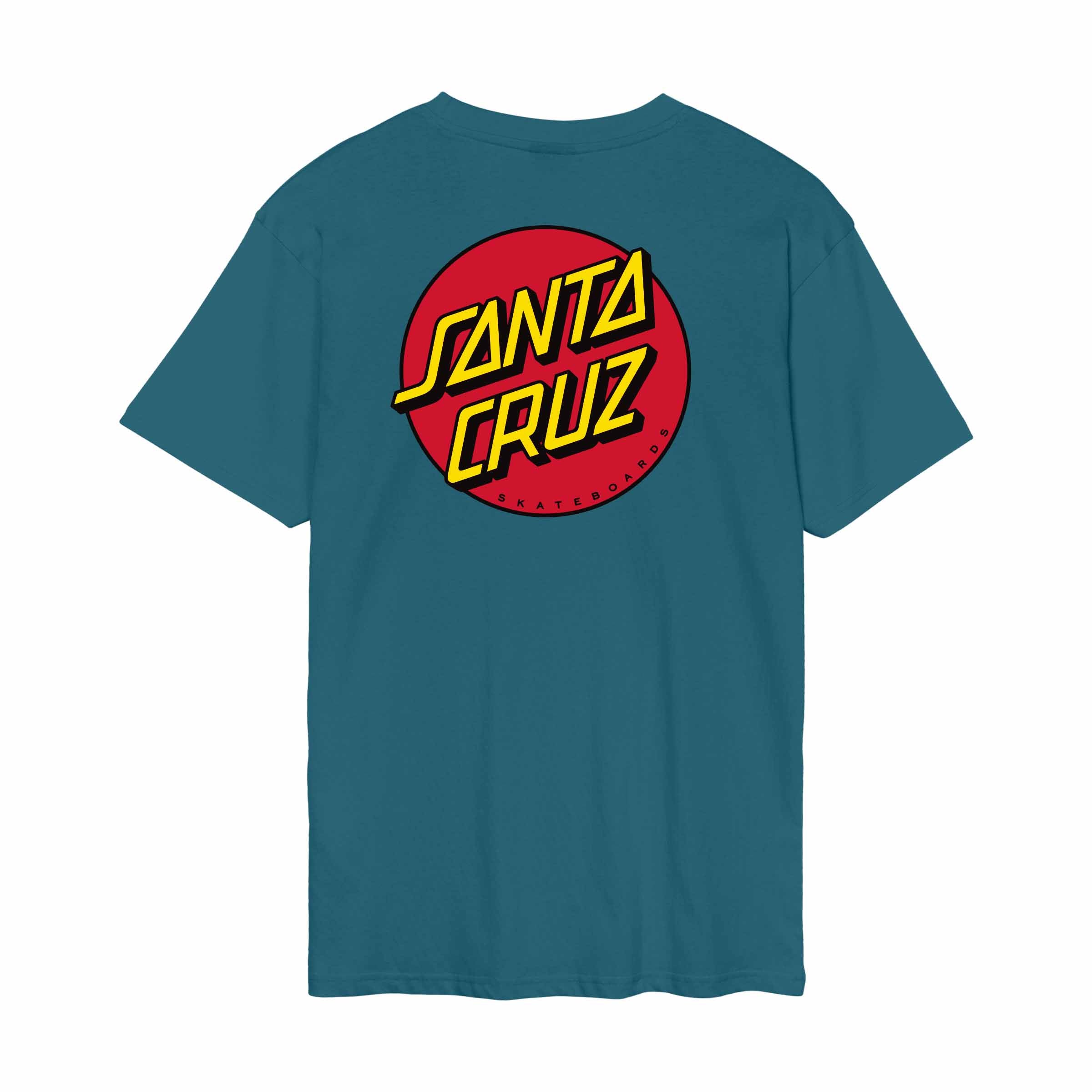 CLASSIC DOT CHEST - T-SHIRT SCA-TEE-13383 . SANTA CRUZ
