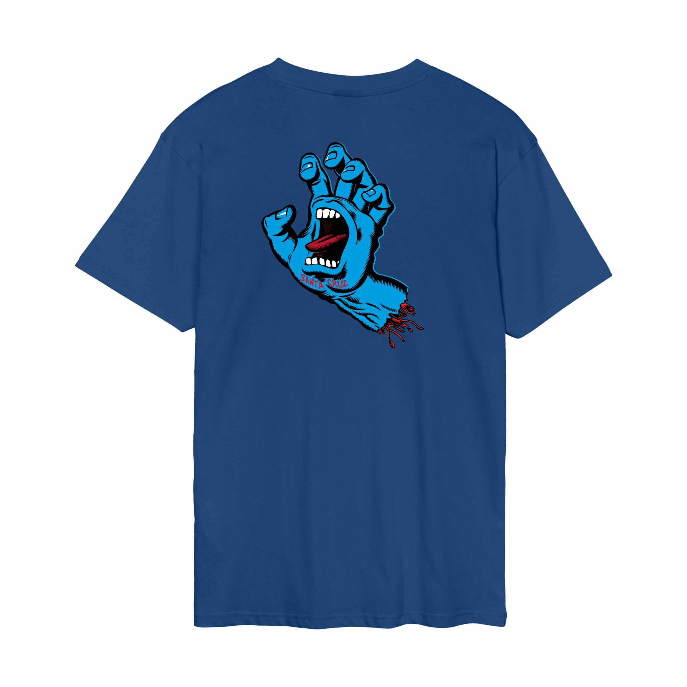 SCREAMING HAND CHEST - T-SHIRT SCA-TEE-13389 . SANTA CRUZ
