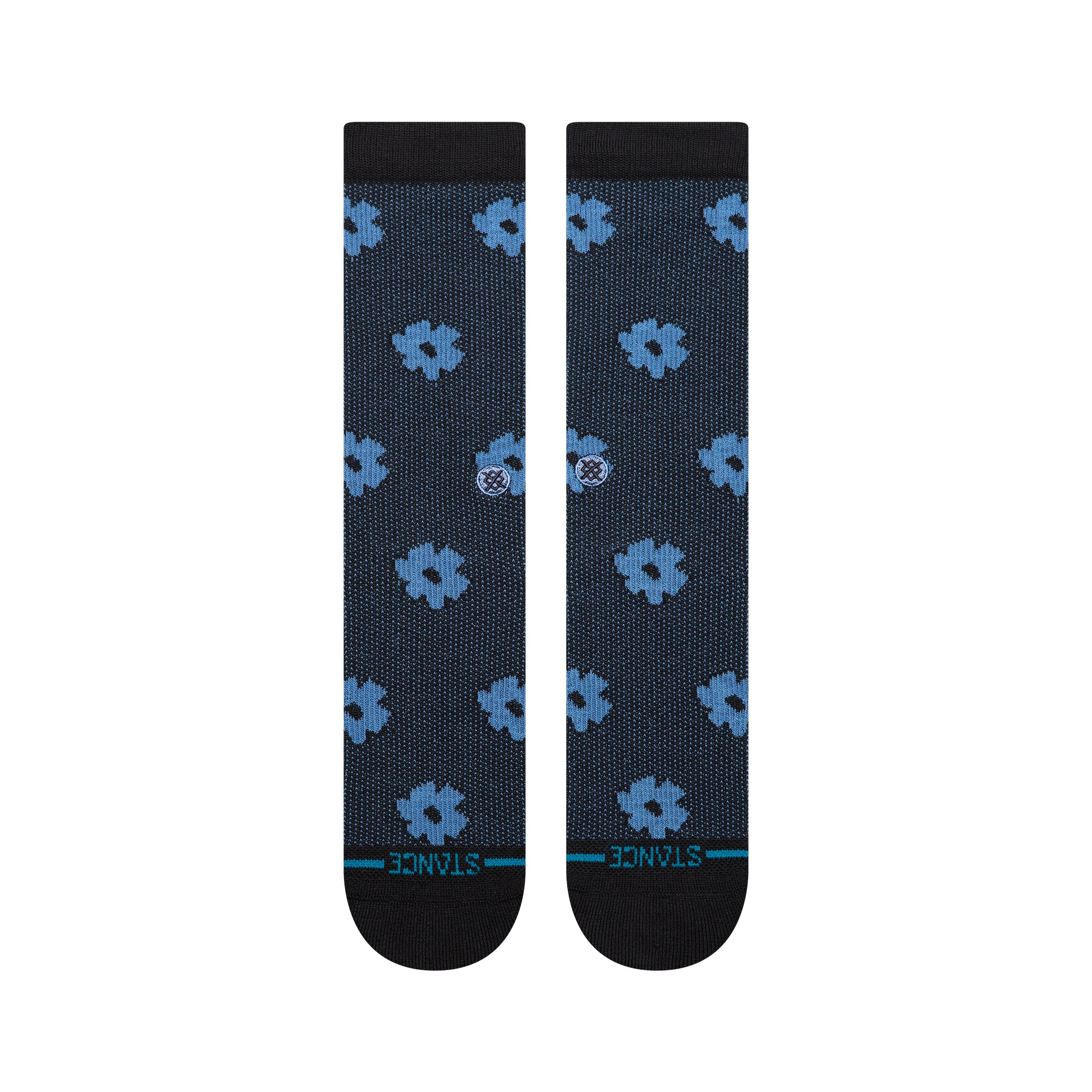 DIGITAL DAISY CREW - CALZE 62US0000825 -BLK STANCE