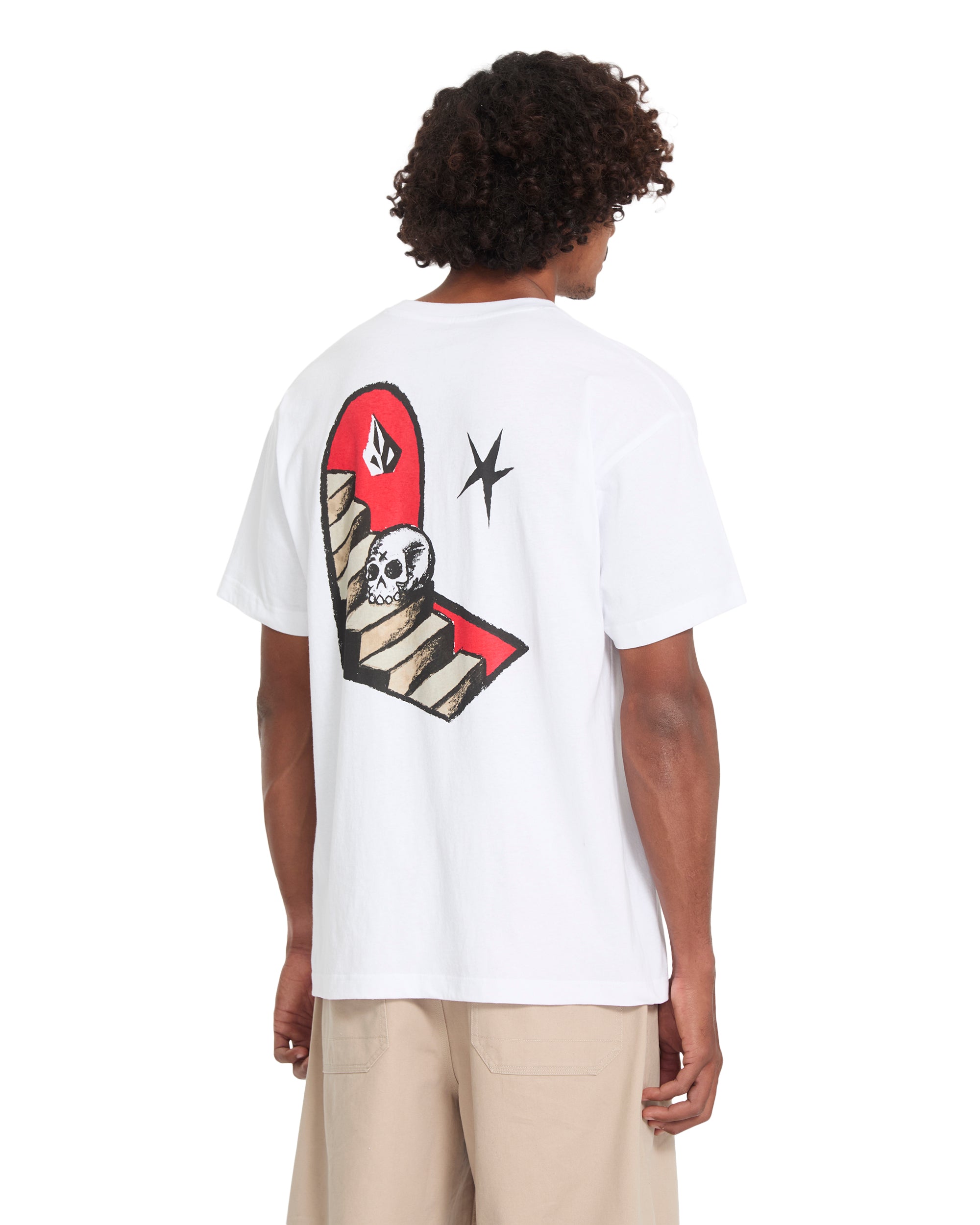 FA SETH CONBOY - T-SHIRT A4312672 _WHT VOLCOM