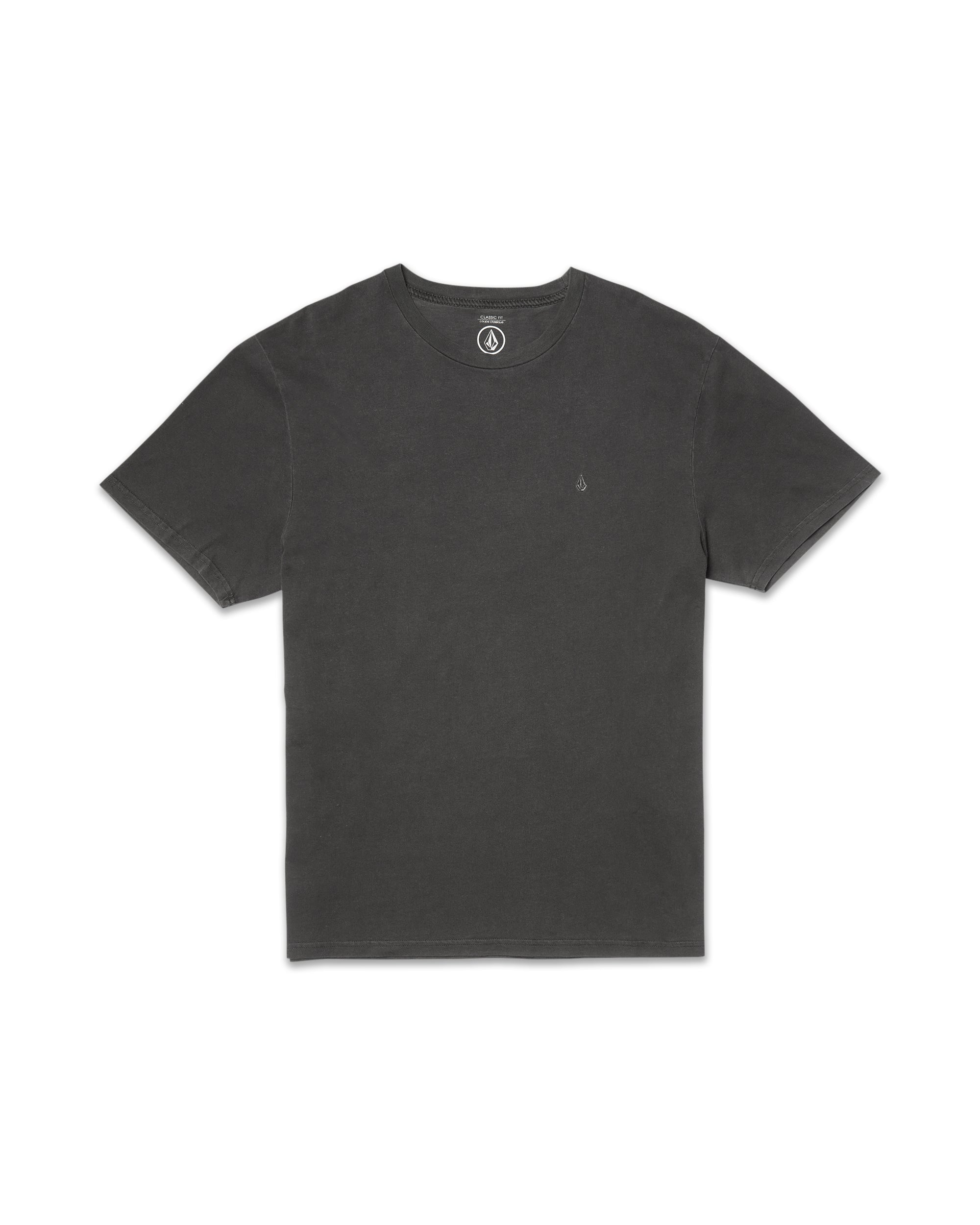 SOLID STONE EMB - T-SHIRT A5212610 _BLK VOLCOM