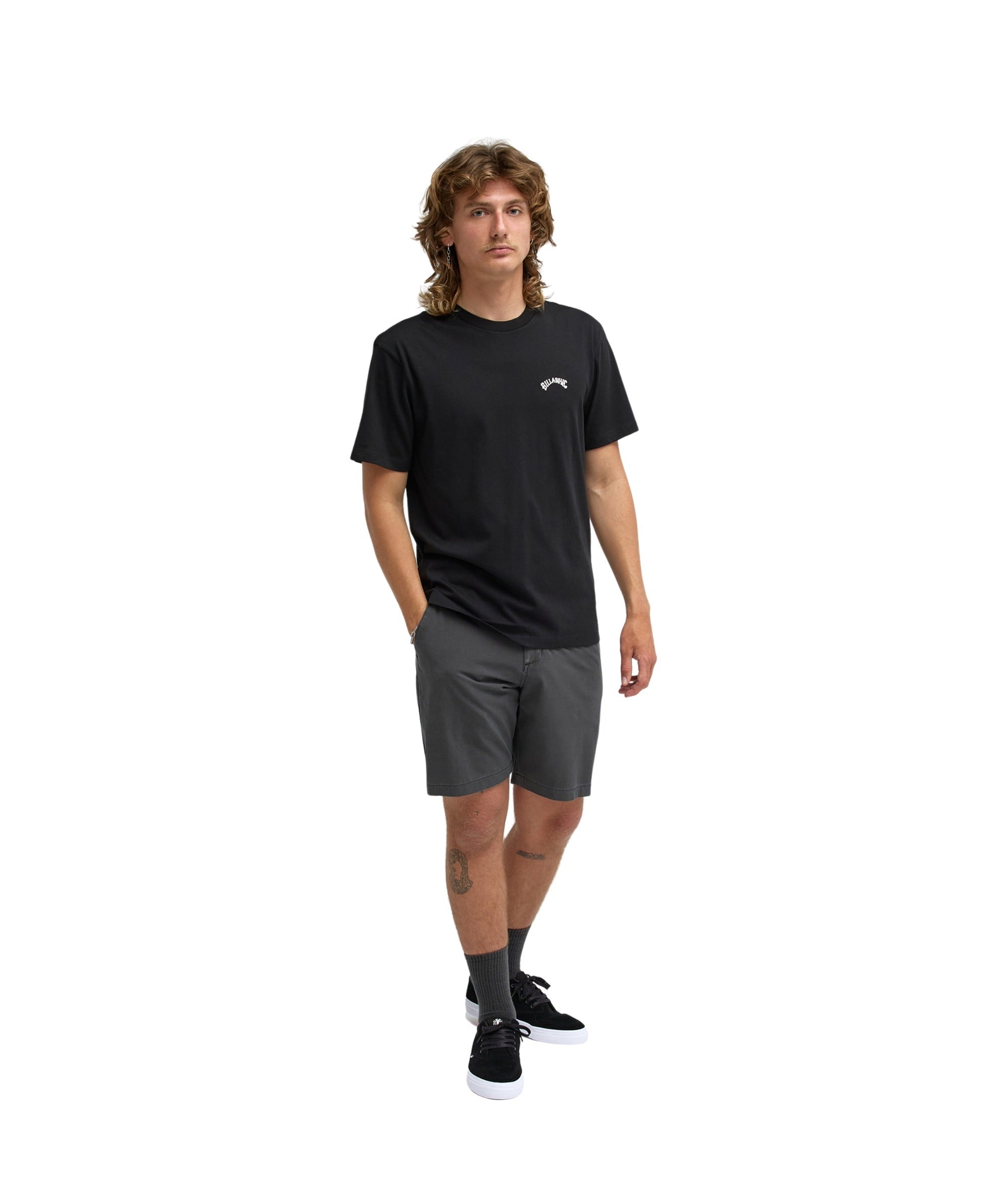 ARCH CREW - T-SHIRT EBYKT00100 -BLK BILLABONG