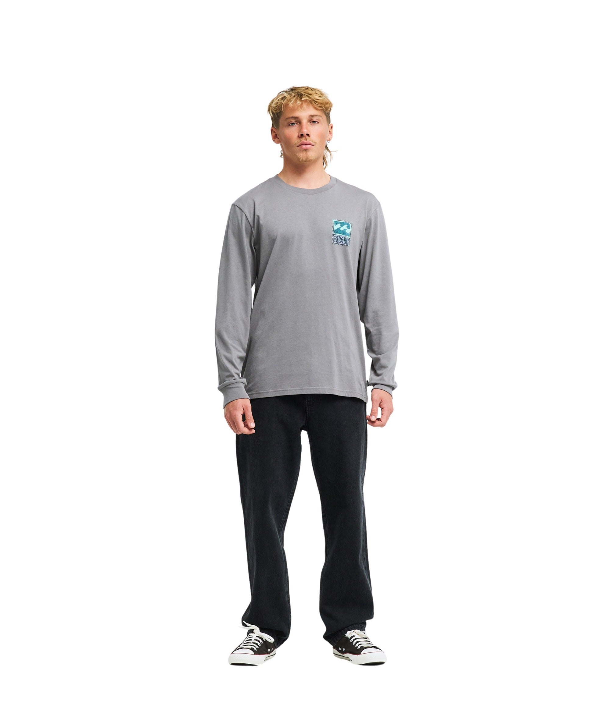STAMP LS - T-SHIRT EBYZT00613 -PEW BILLABONG