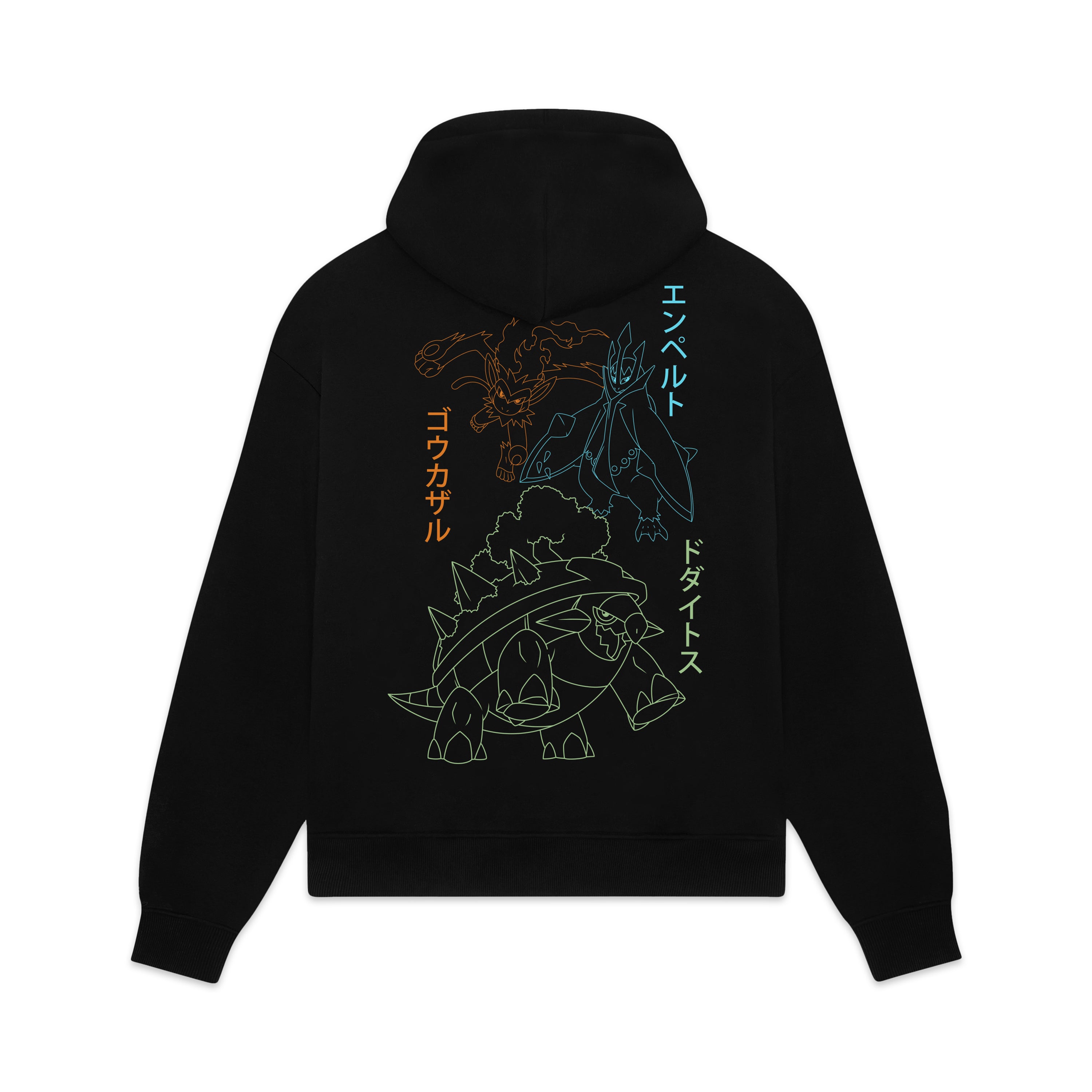 STARTERS EVOLUTION HOODIE - FELPA SW1344-GQ -01 DOLLY NOIRE