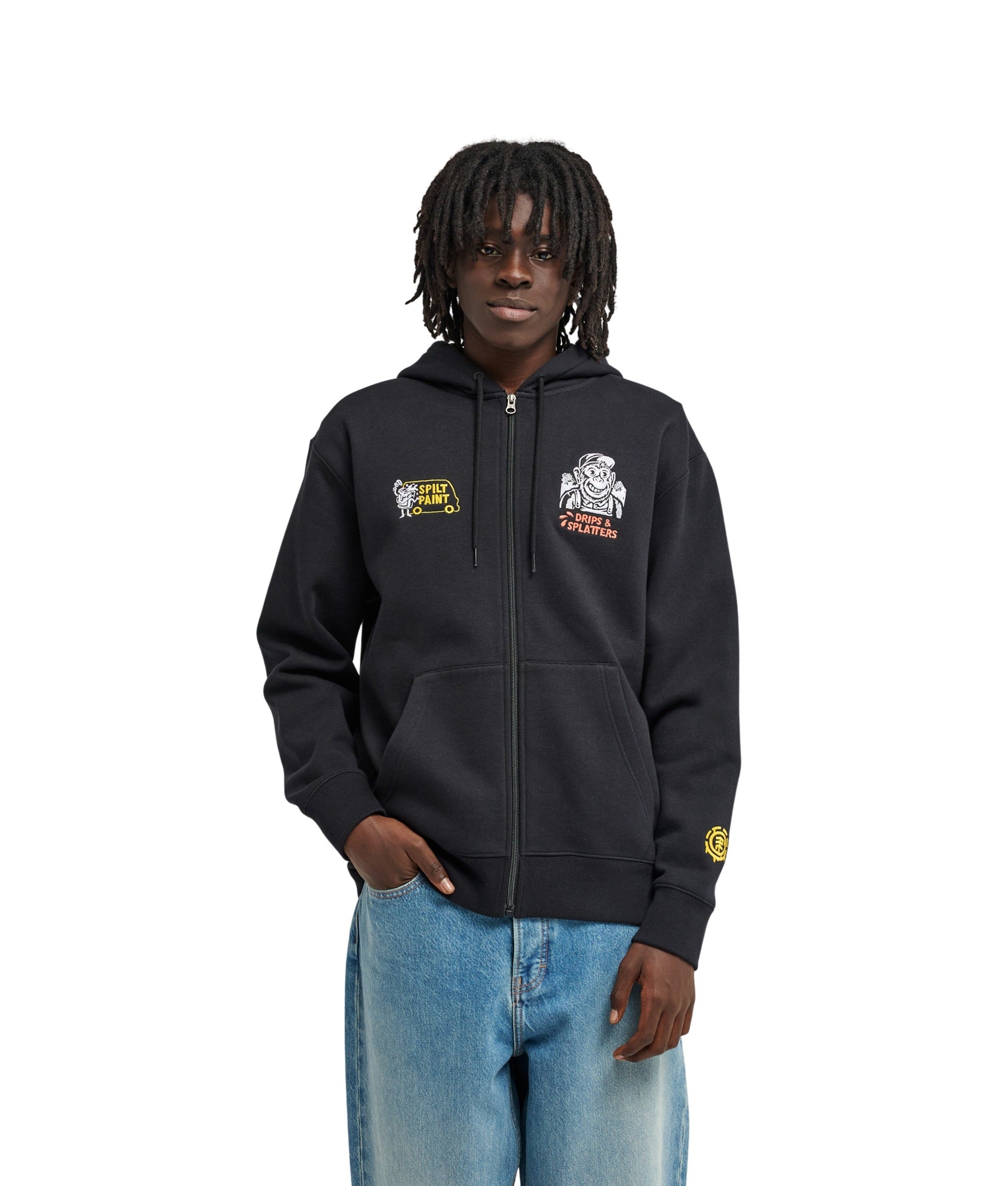 TIMBER MONKEY ZIP - FELPA ELYSF00384 -FBK ELEMENT