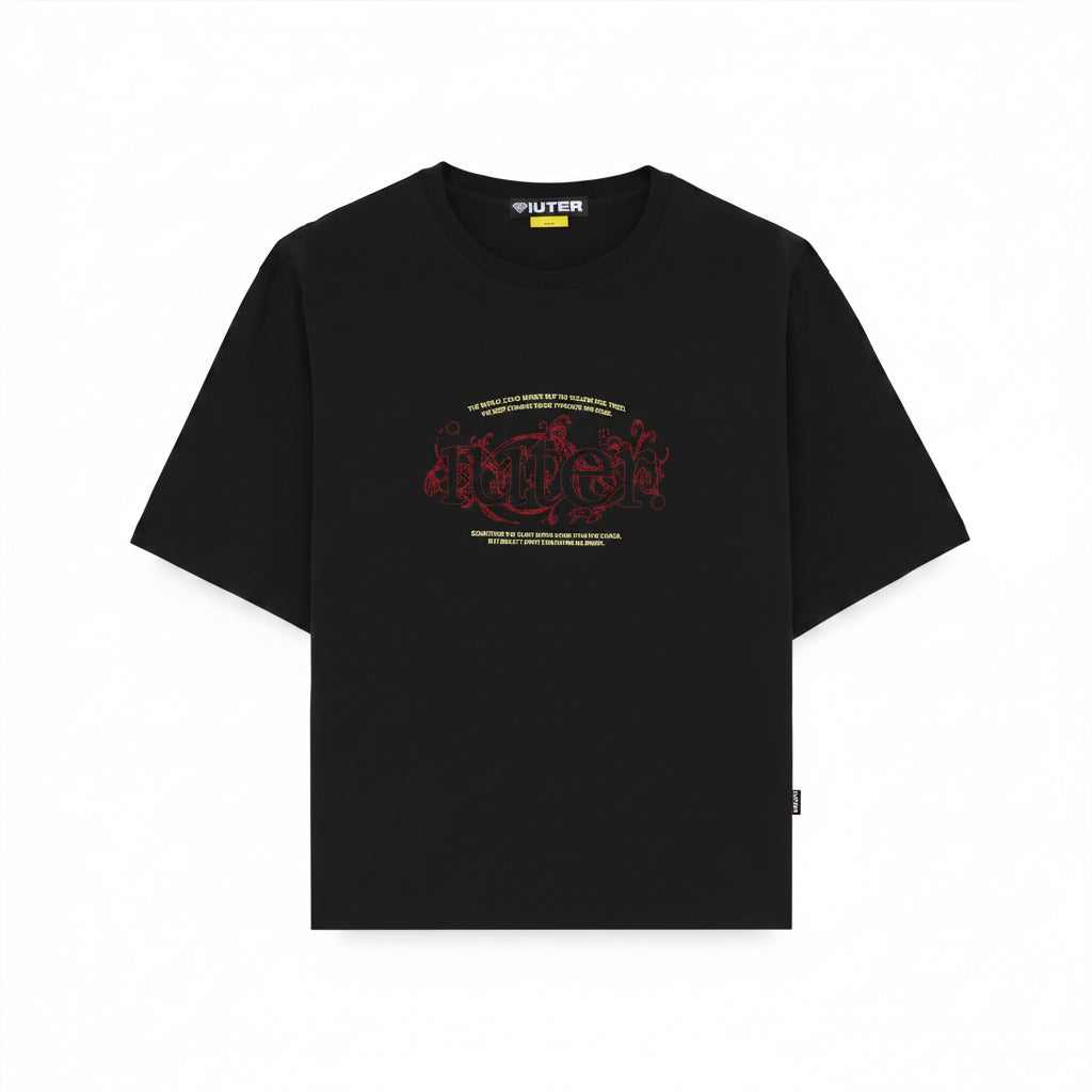 CHAOS - T-SHIRT 26WITS12 -BLACK IUTER