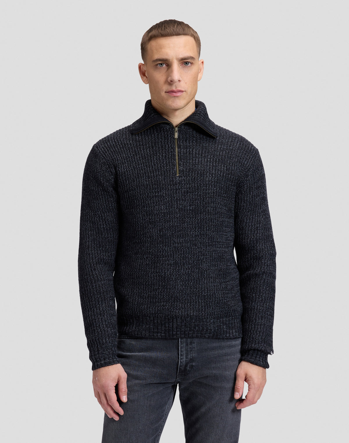 MOCK NECK ZIP - MAGLIA 112386618 . LEE