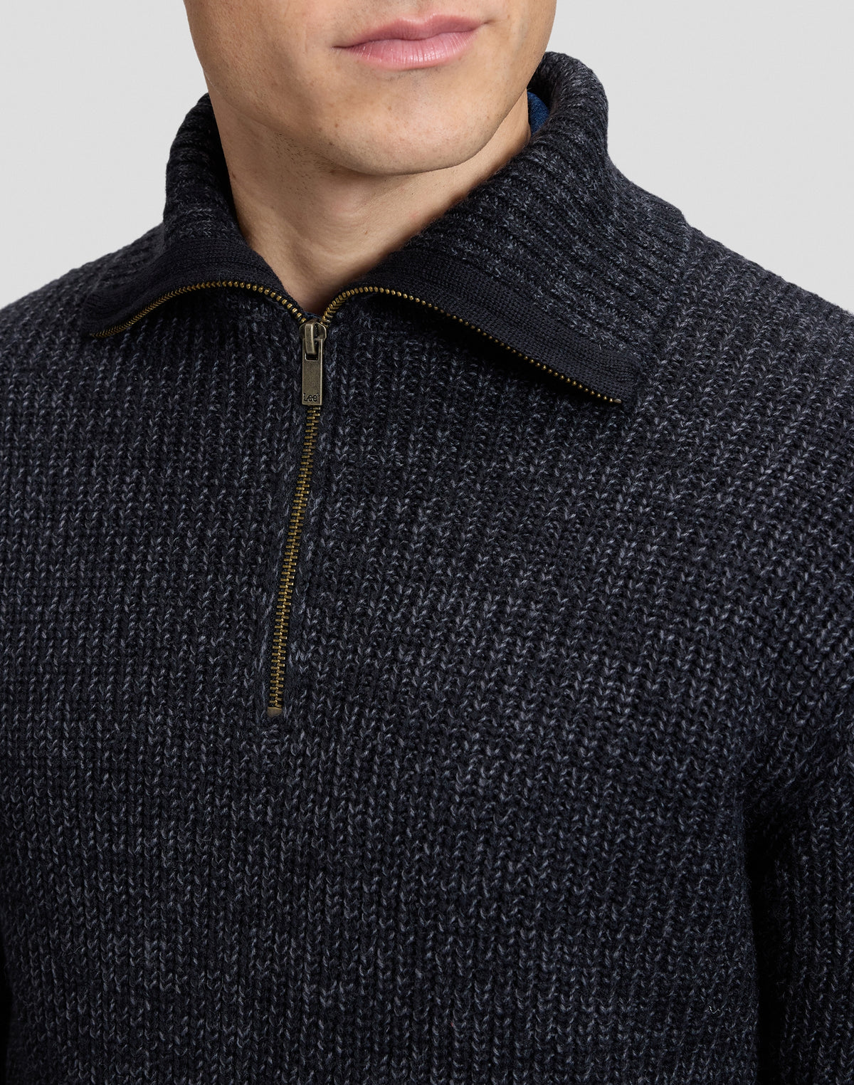 MOCK NECK ZIP - MAGLIA 112386618 . LEE