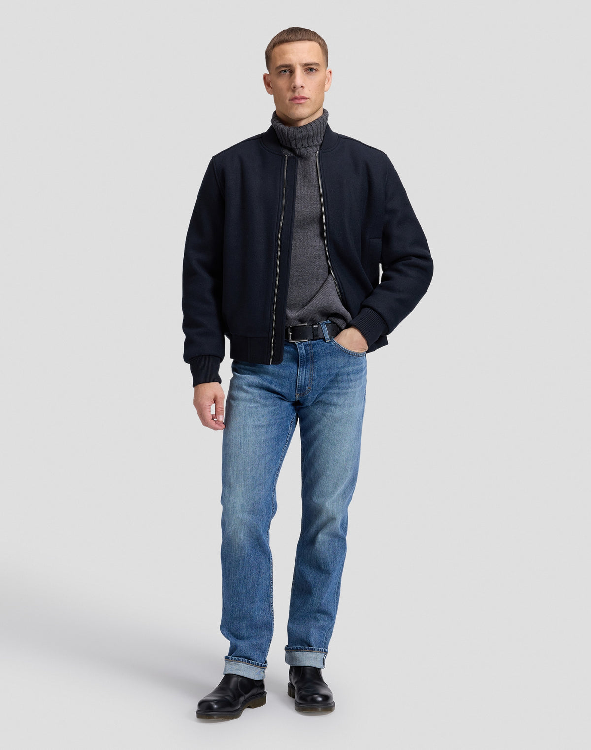 WOOL BOMBER - GIACCA 112386624 . LEE