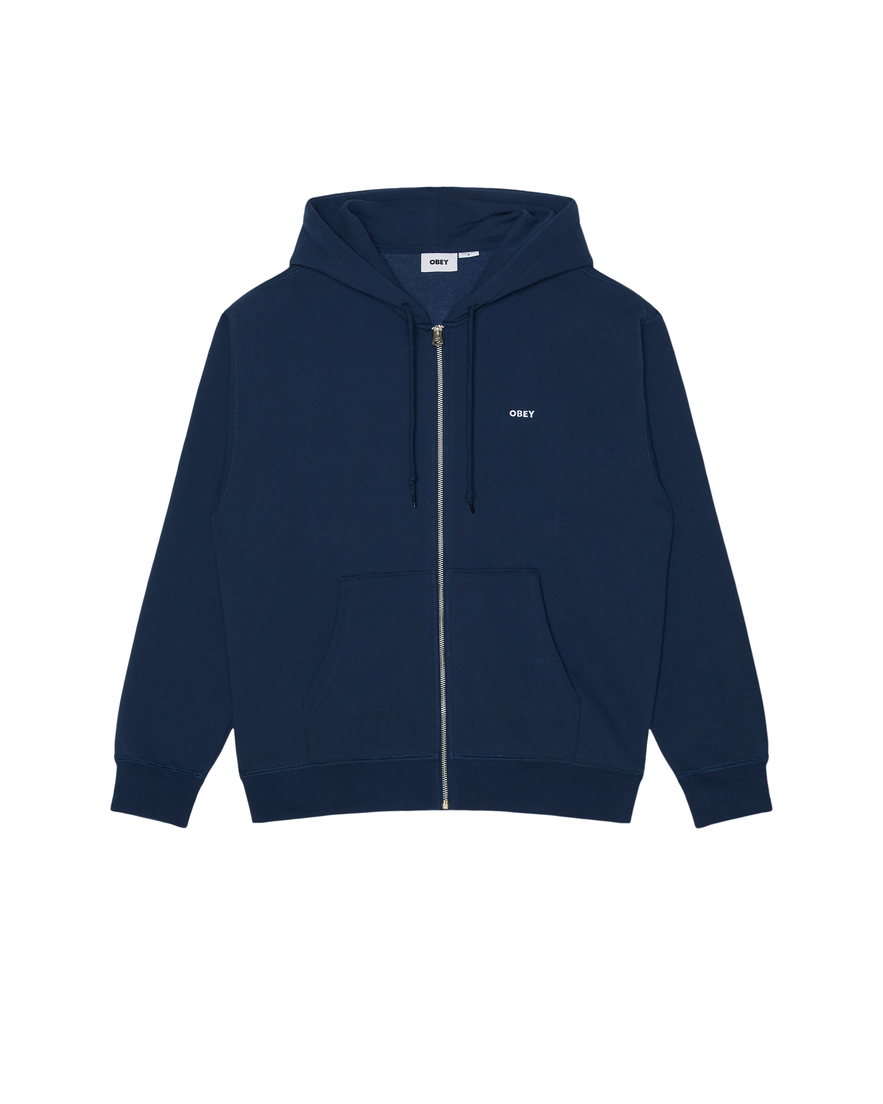 ESTABLISHED WORKS BOLD ZIP HOOD II - FELPA 22MC0000024E -PGB OBEY