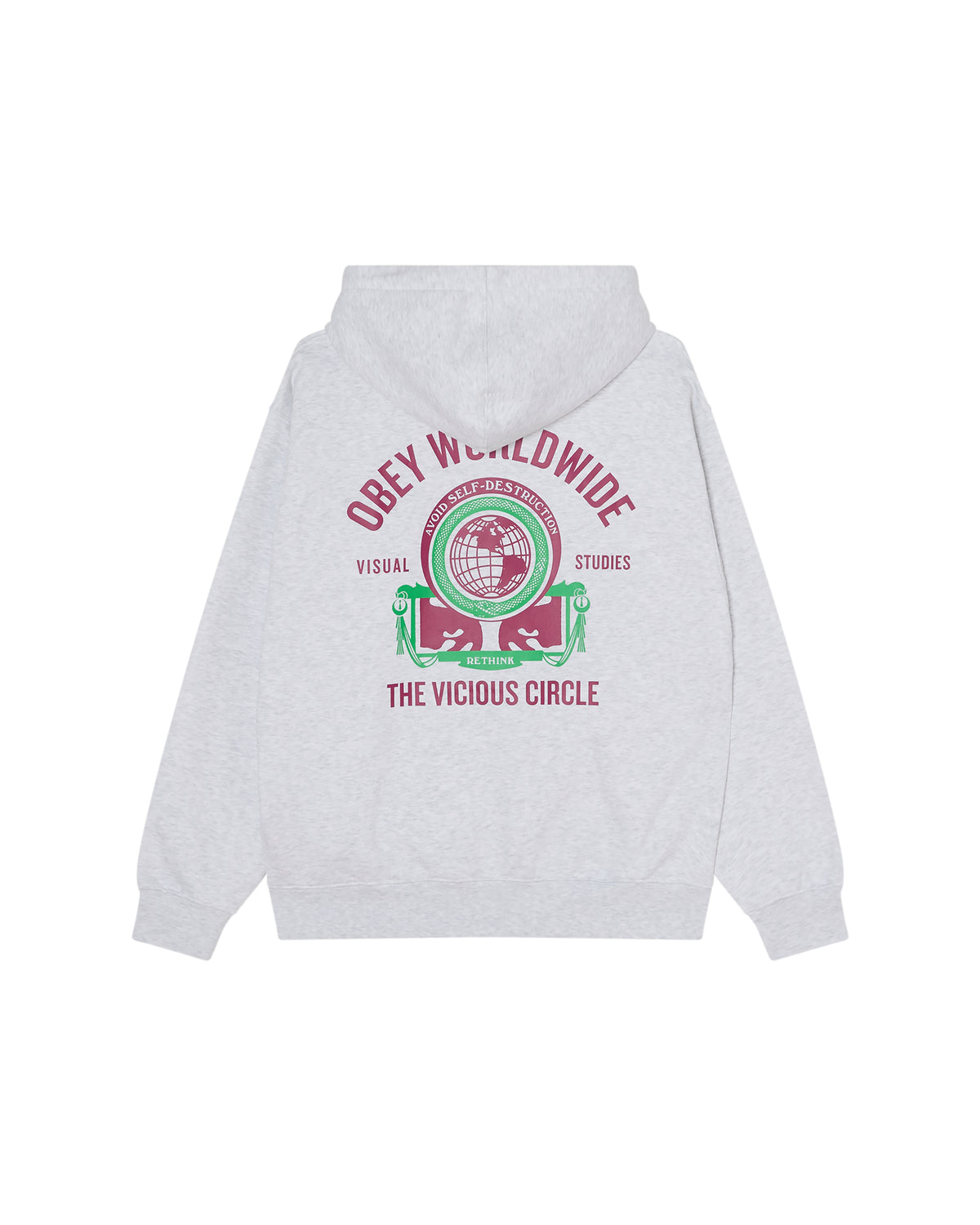 VICIOUS CIRCLE HOOD - FELPA 22MC0001904 -HEA OBEY