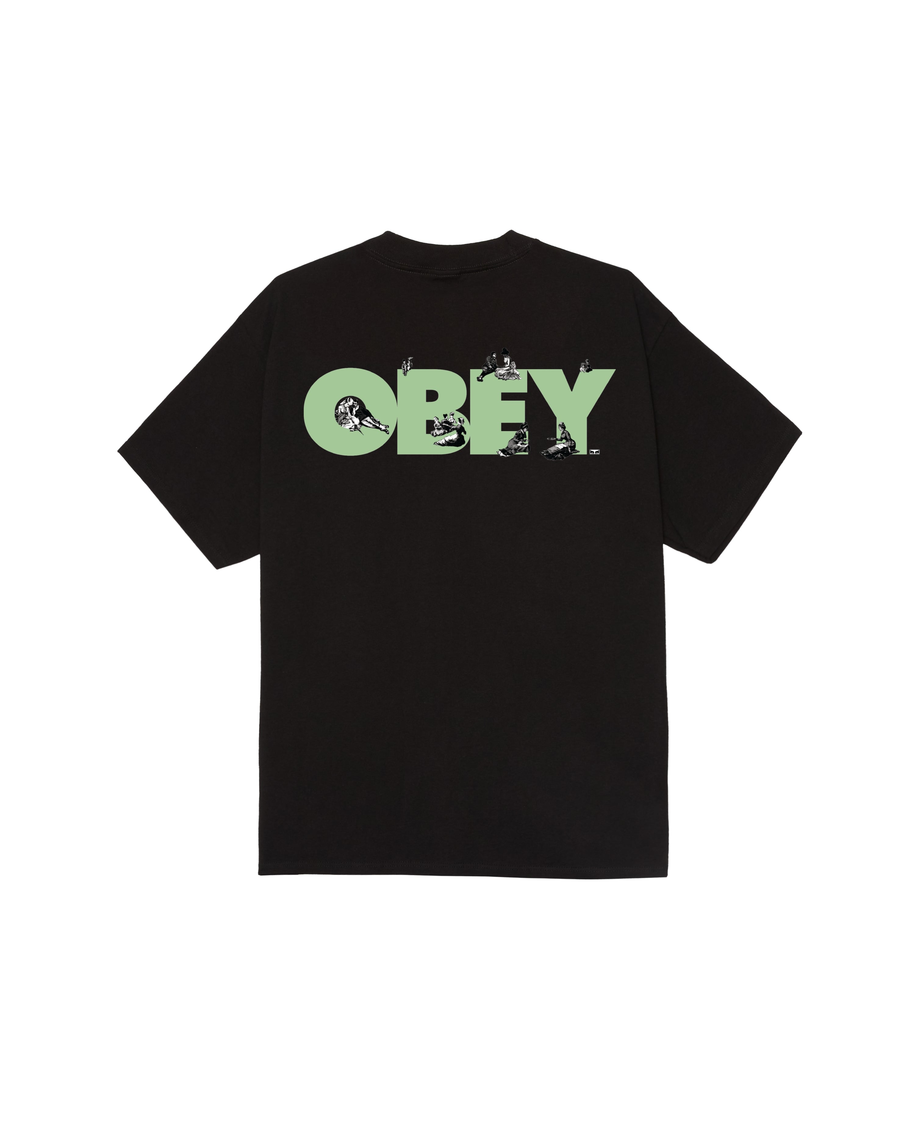 PICNIC - T-SHIRT 22MC0001982 -BLK OBEY