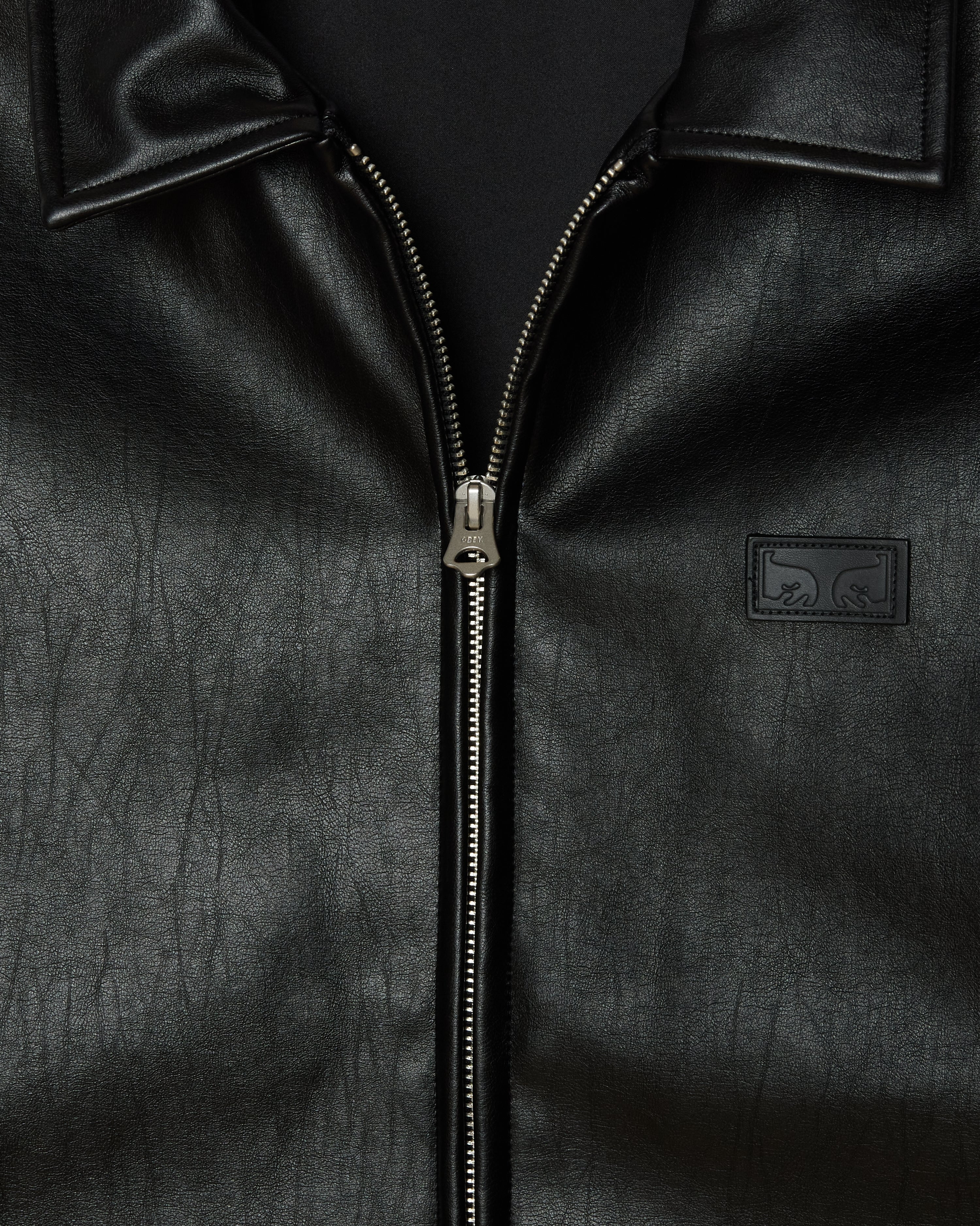 WORKMAN PU JACKET - GIACCA 22MC0002056 -BLK OBEY