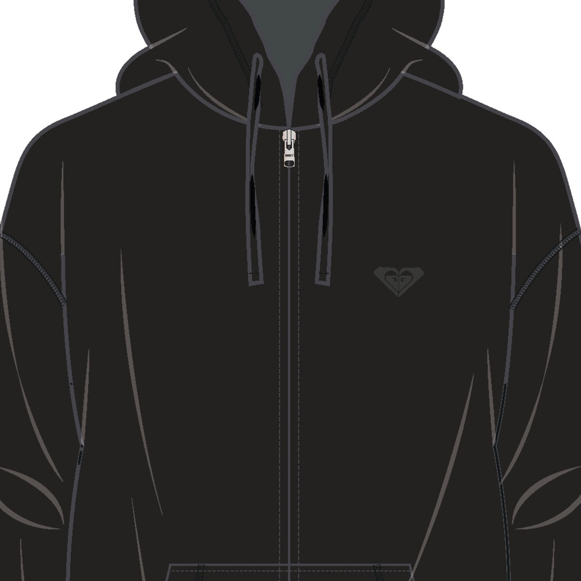 SURF STOKED ZIPPED BRUSHED - FELPA ERJFT05022 -KVJ0 ROXY