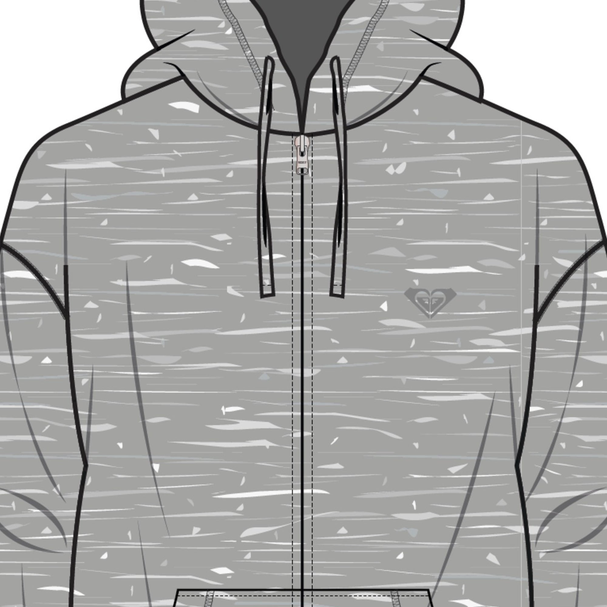SURF STOKED ZIPPED BRUSHED - FELPA ERJFT05022 -SFAH ROXY