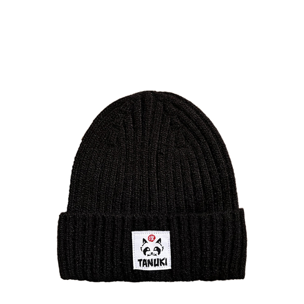 BIG FACE LOGO - BERRETTO TKCBK001 BLK TANUKI