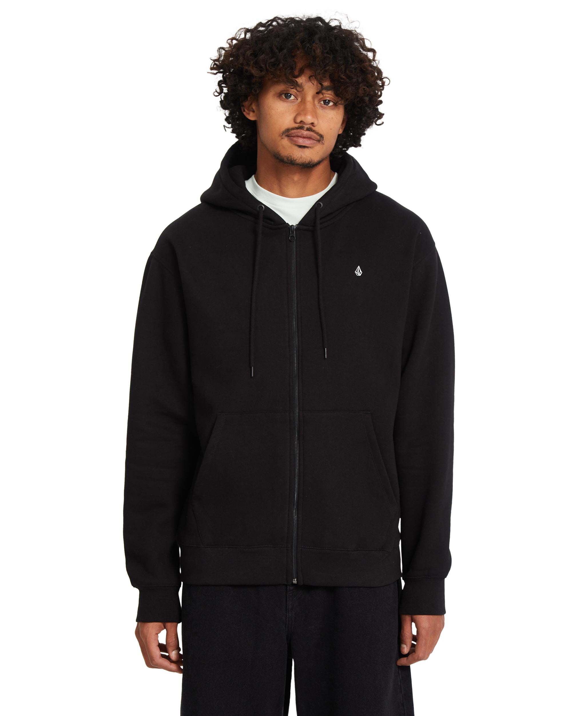 SINGLE STONE ZIP - FELPA A4832500 _BLK VOLCOM